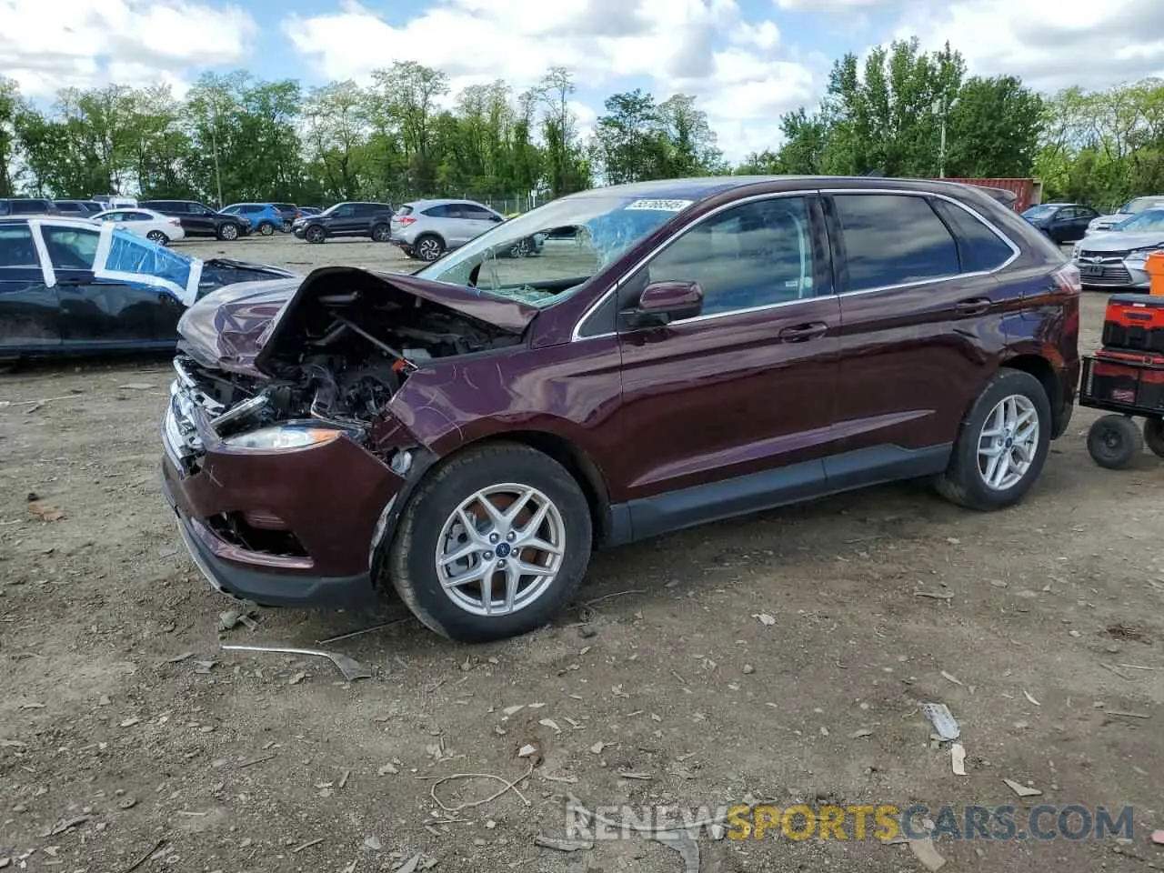 1 Photograph of a damaged car 2FMPK3J94MBA07315 FORD EDGE 2021
