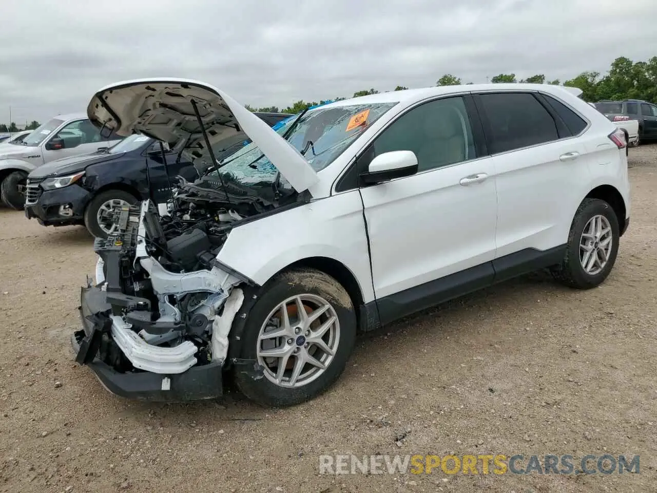 1 Photograph of a damaged car 2FMPK3J96MBA51686 FORD EDGE 2021