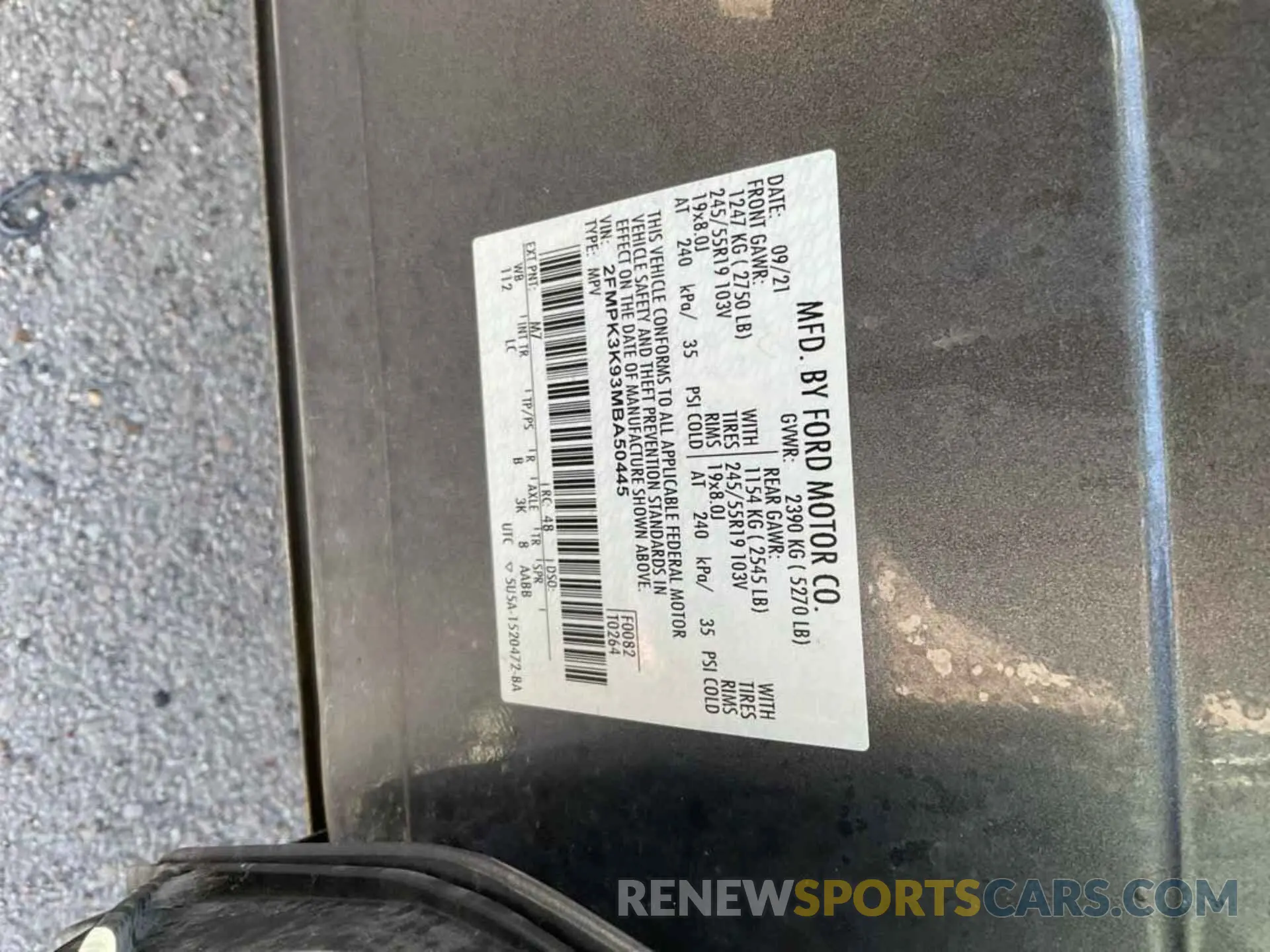 18 Photograph of a damaged car 2FMPK3K93MBA50445 FORD EDGE 2021