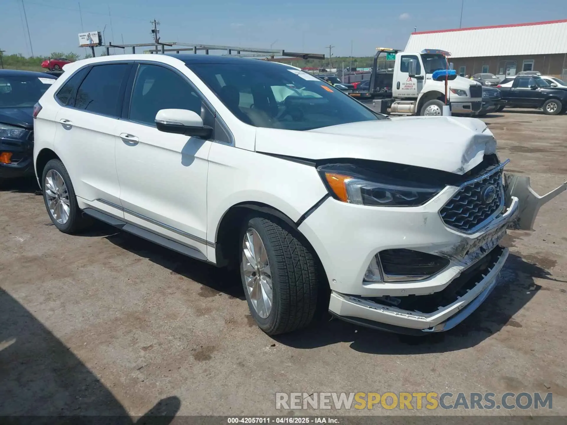 1 Photograph of a damaged car 2FMPK3K99MBA58033 FORD EDGE 2021