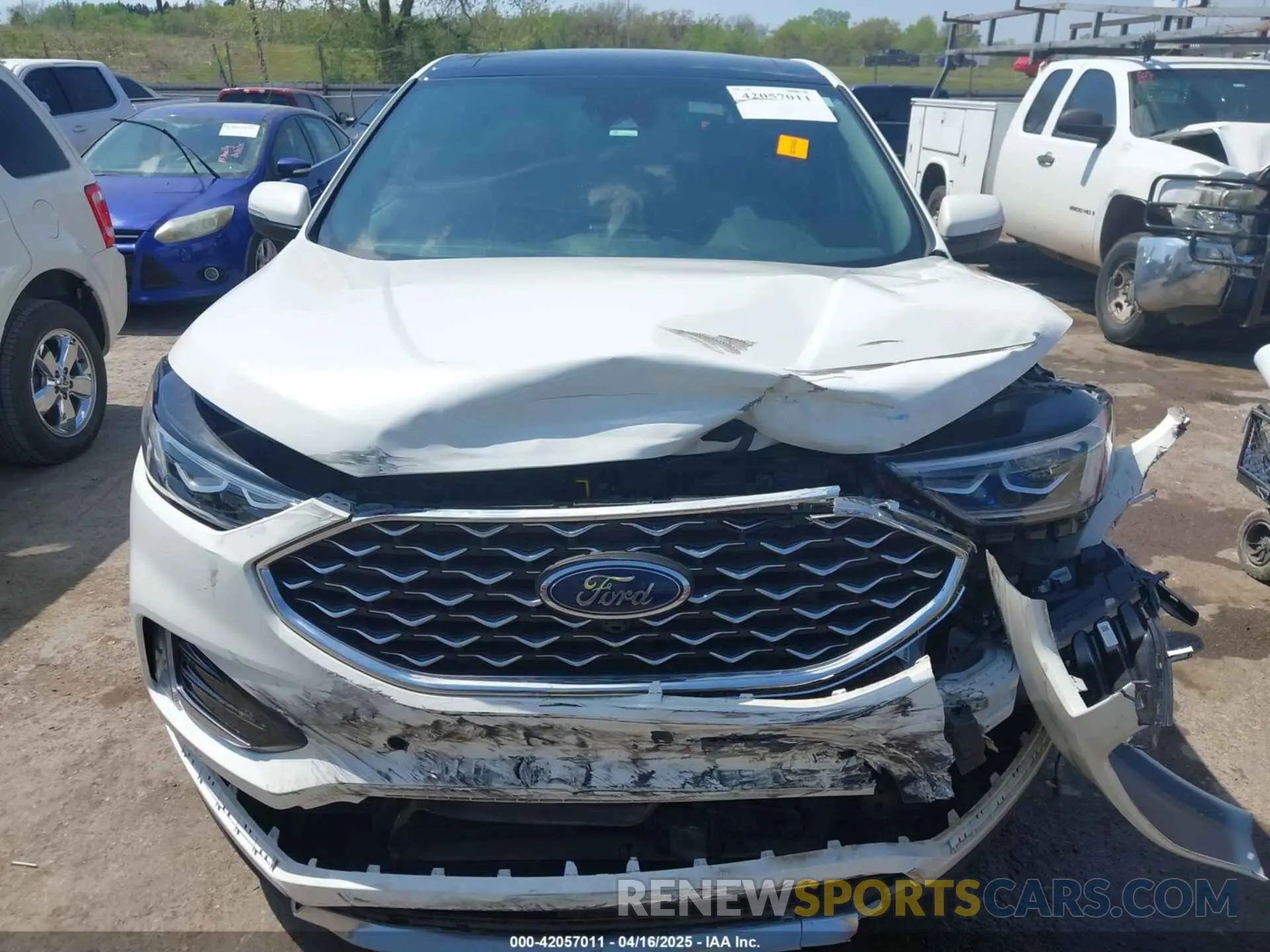12 Photograph of a damaged car 2FMPK3K99MBA58033 FORD EDGE 2021