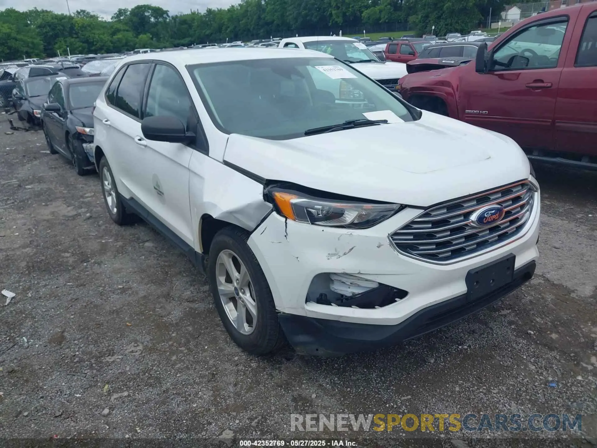 1 Photograph of a damaged car 2FMPK4G93MBA53635 FORD EDGE 2021