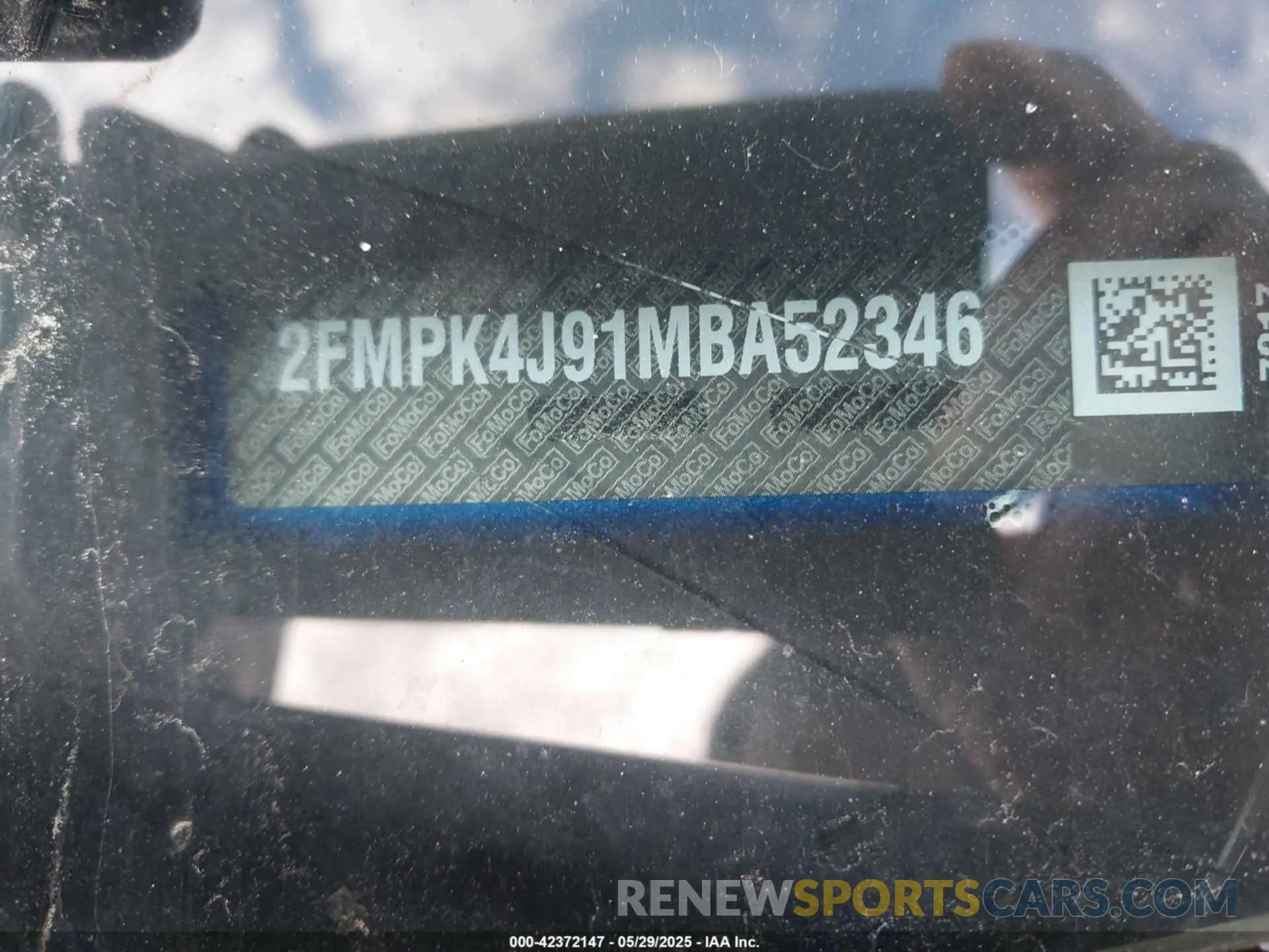 9 Photograph of a damaged car 2FMPK4J91MBA52346 FORD EDGE 2021