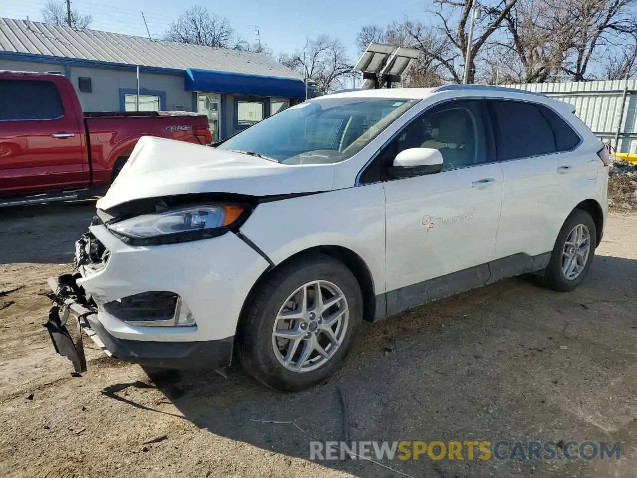 1 Photograph of a damaged car 2FMPK4J93MBA12818 FORD EDGE 2021