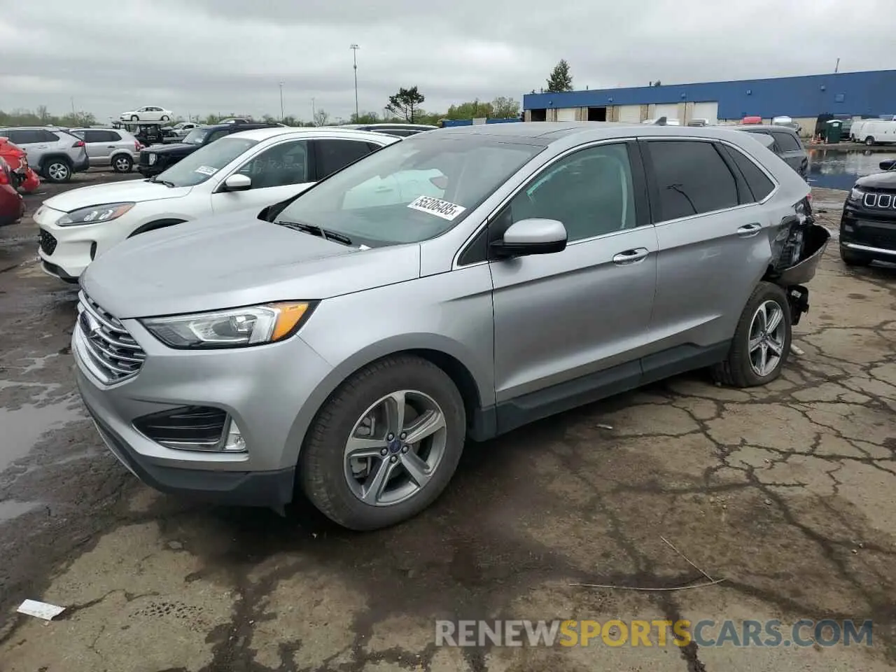 1 Photograph of a damaged car 2FMPK4J94MBA33743 FORD EDGE 2021
