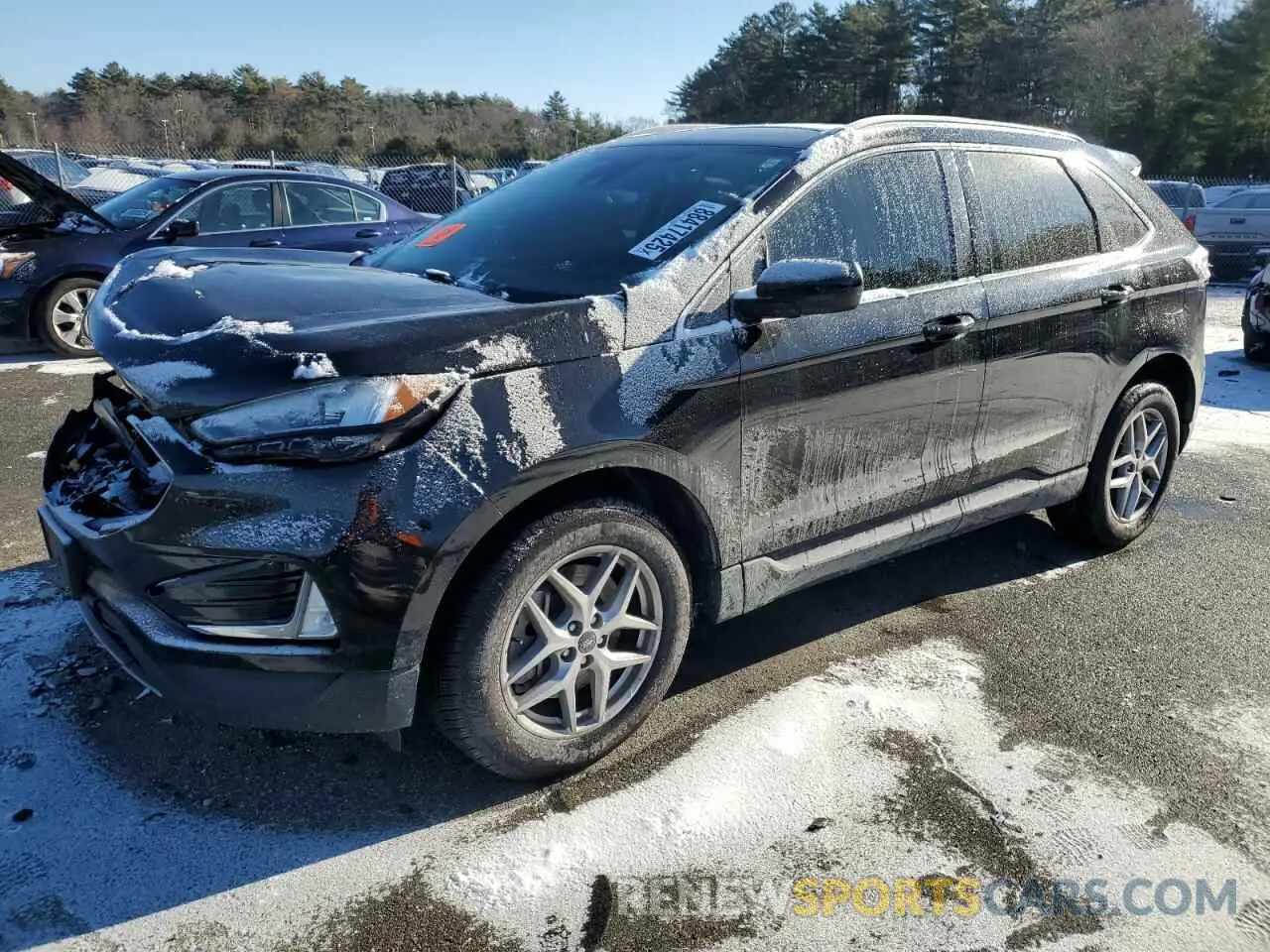 1 Photograph of a damaged car 2FMPK4J9XMBA25095 FORD EDGE 2021