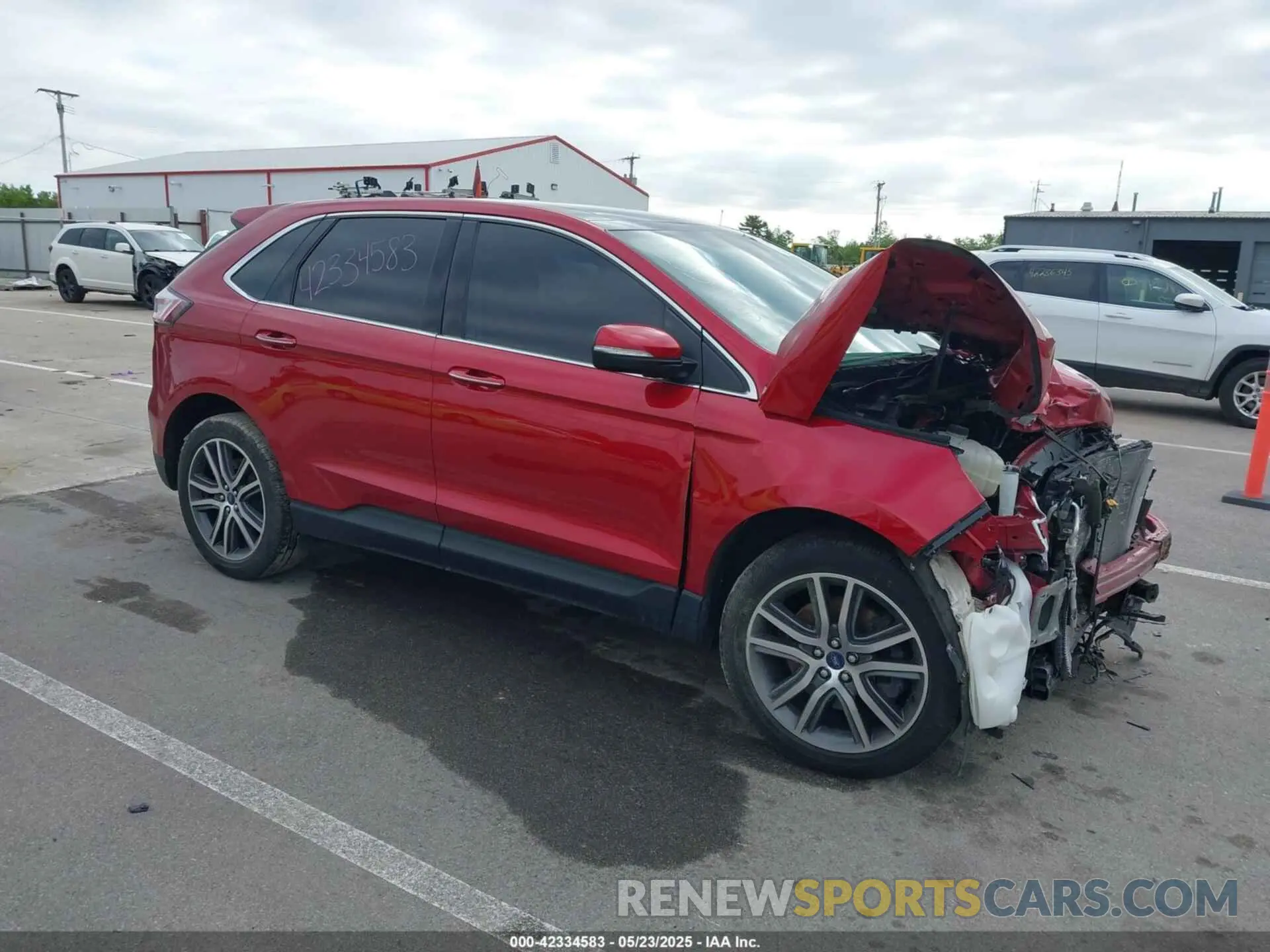 1 Photograph of a damaged car 2FMPK4K91MBA16896 FORD EDGE 2021