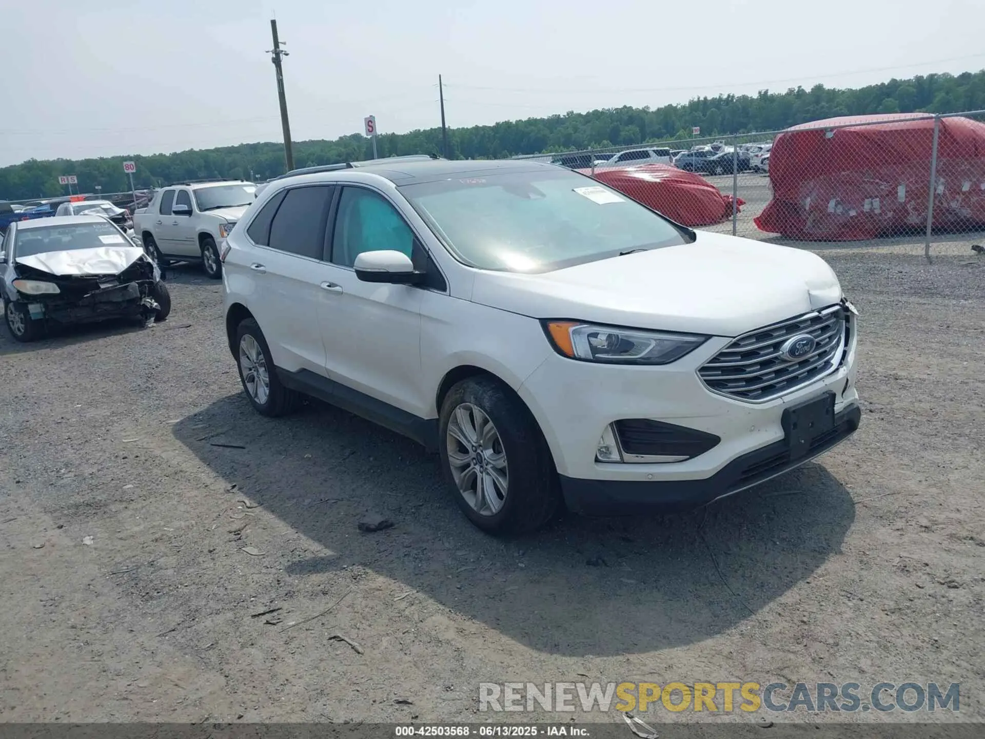 1 Photograph of a damaged car 2FMPK4K93MBA13403 FORD EDGE 2021