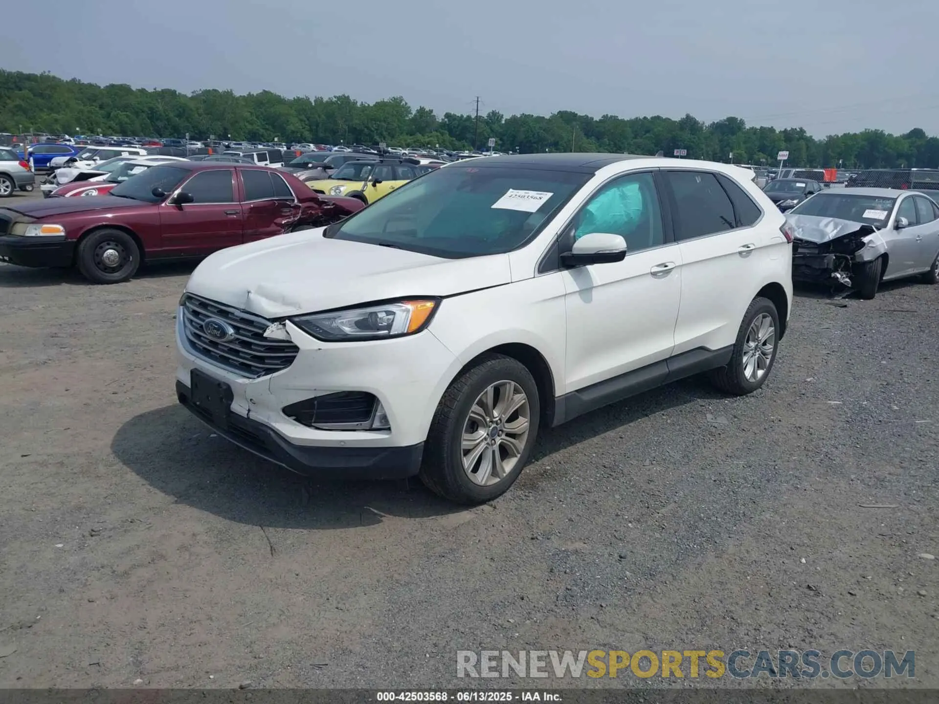 2 Photograph of a damaged car 2FMPK4K93MBA13403 FORD EDGE 2021