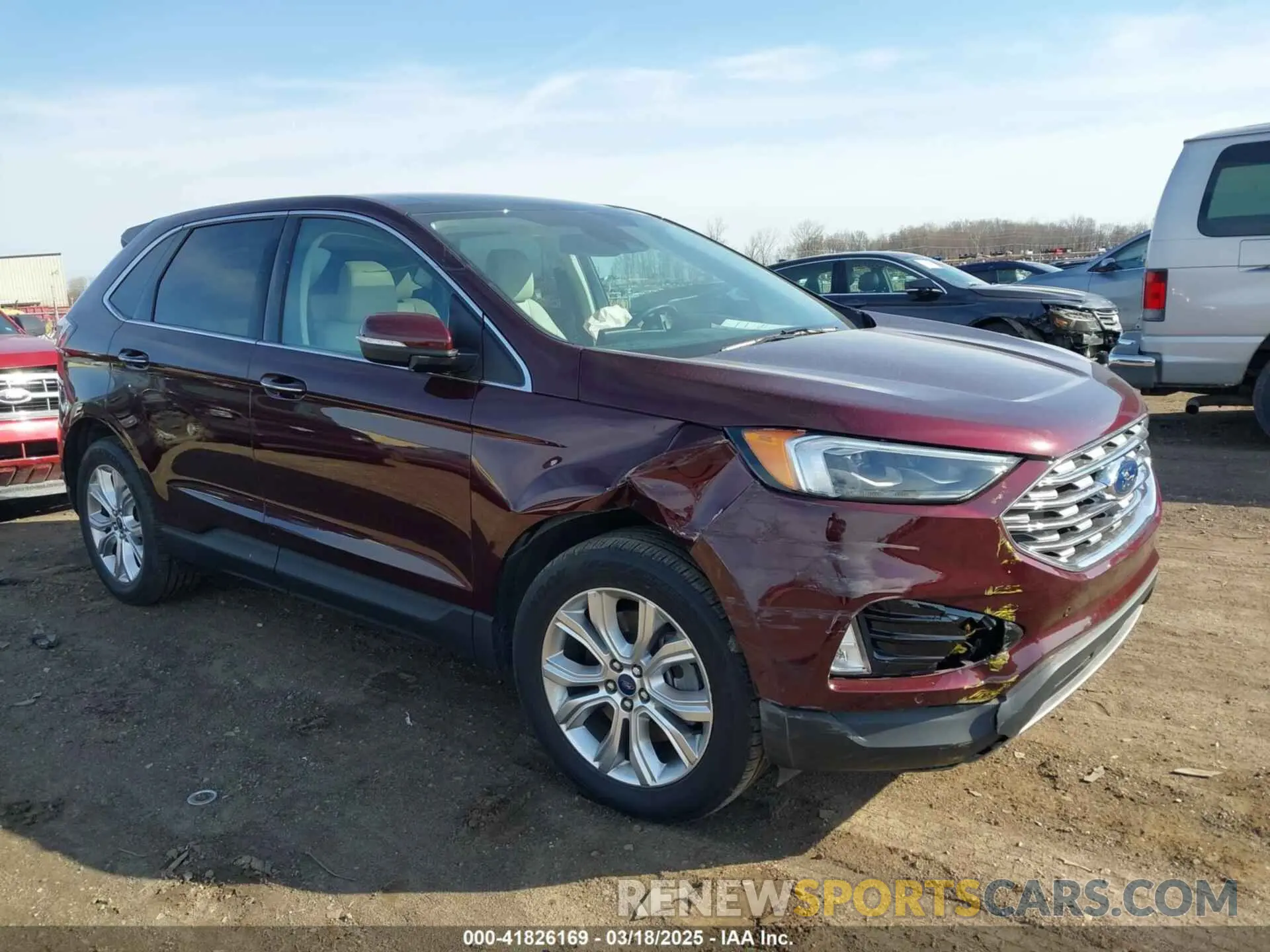 1 Photograph of a damaged car 2FMPK4K93MBA44120 FORD EDGE 2021