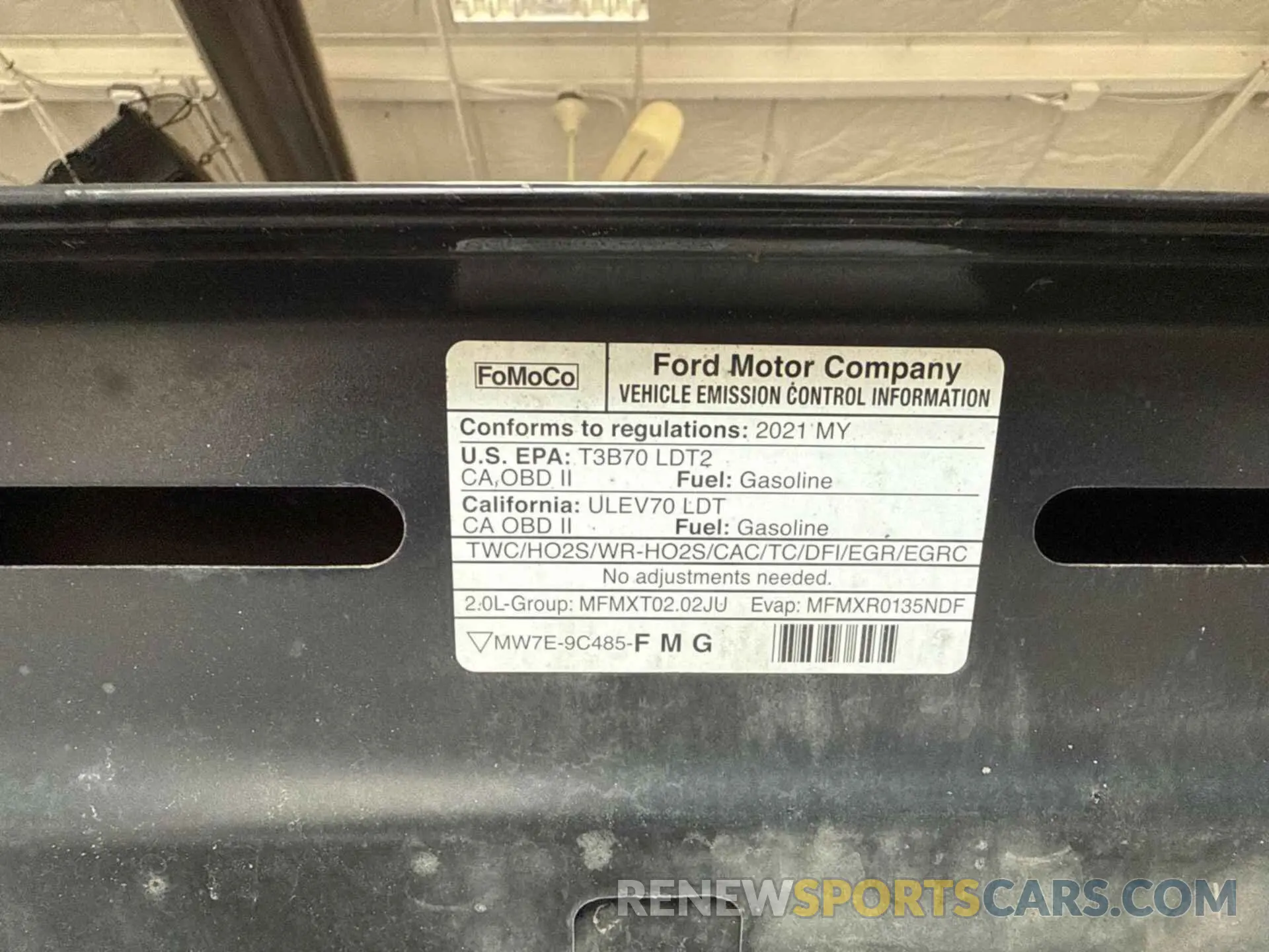 21 Photograph of a damaged car 2FMPK4K94MBA50492 FORD EDGE 2021