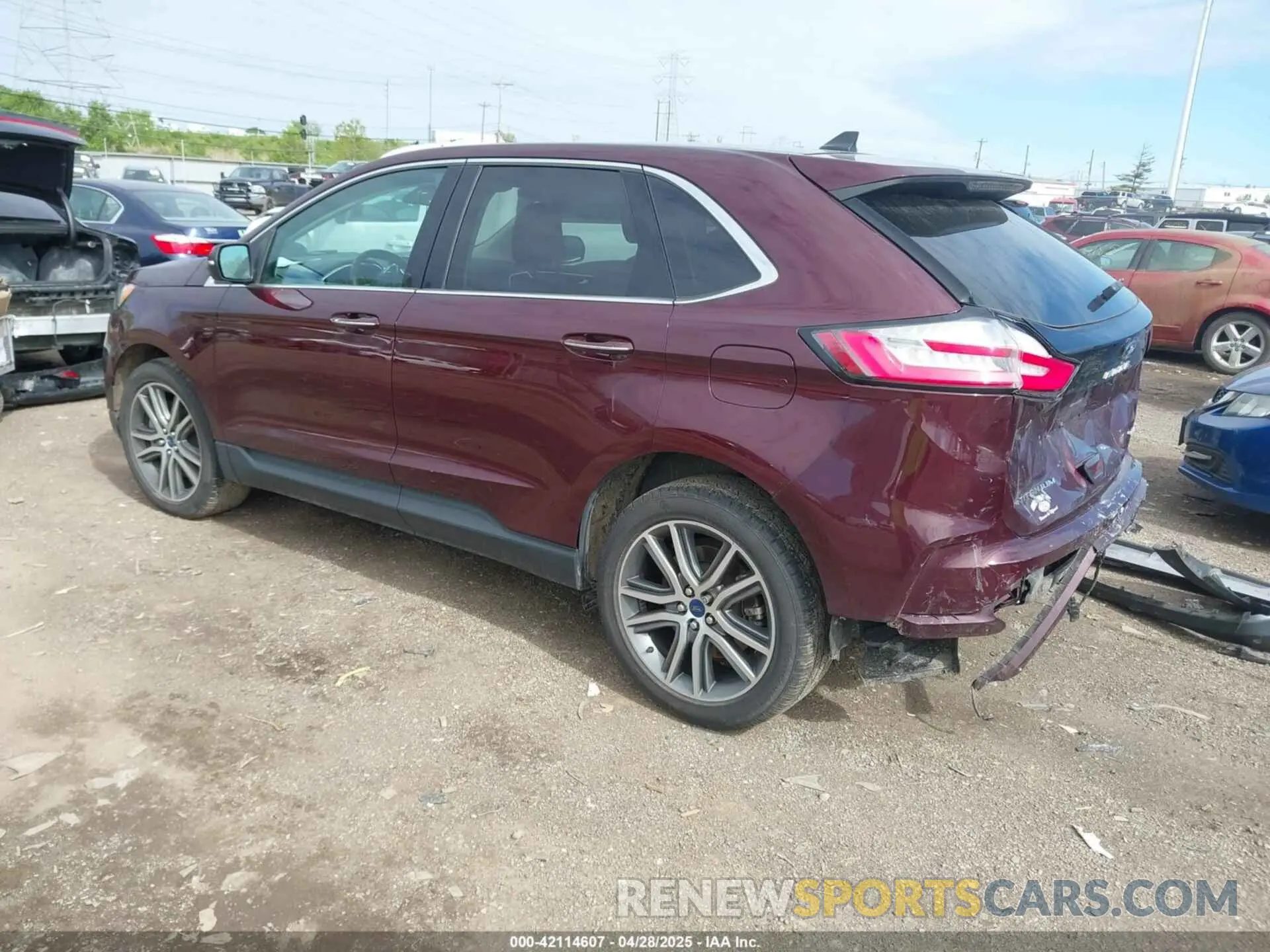 3 Photograph of a damaged car 2FMPK4K99MBA41965 FORD EDGE 2021