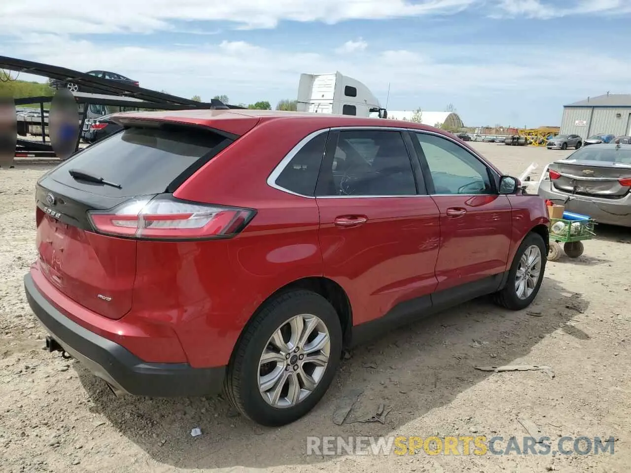 3 Photograph of a damaged car 2FMPK4K9XMBA48634 FORD EDGE 2021