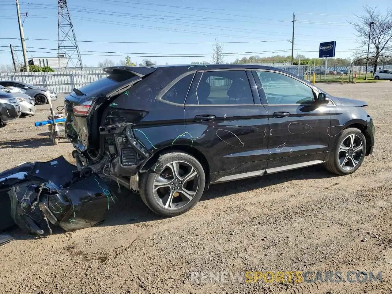 3 Photograph of a damaged car 2FMPK4AP3NBA65650 FORD EDGE 2022