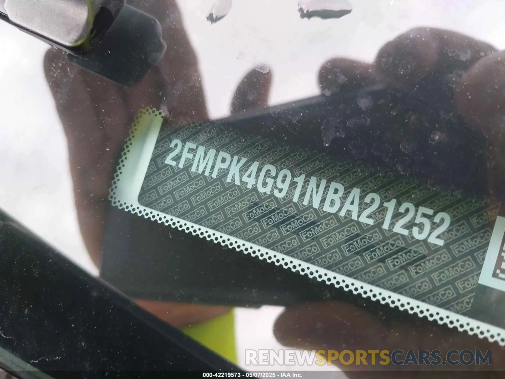 9 Photograph of a damaged car 2FMPK4G91NBA21252 FORD EDGE 2022