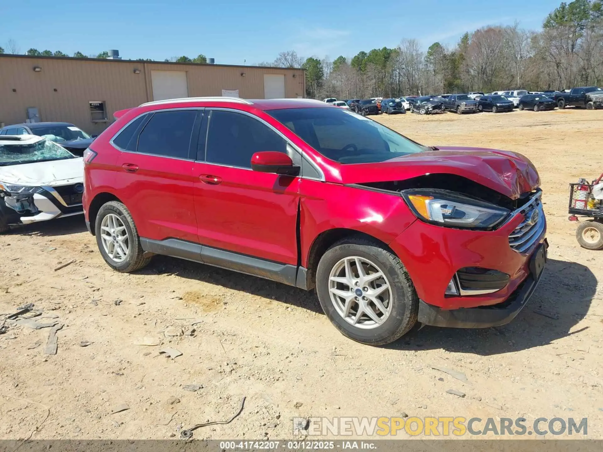 1 Photograph of a damaged car 2FMPK4J90NBA24975 FORD EDGE 2022