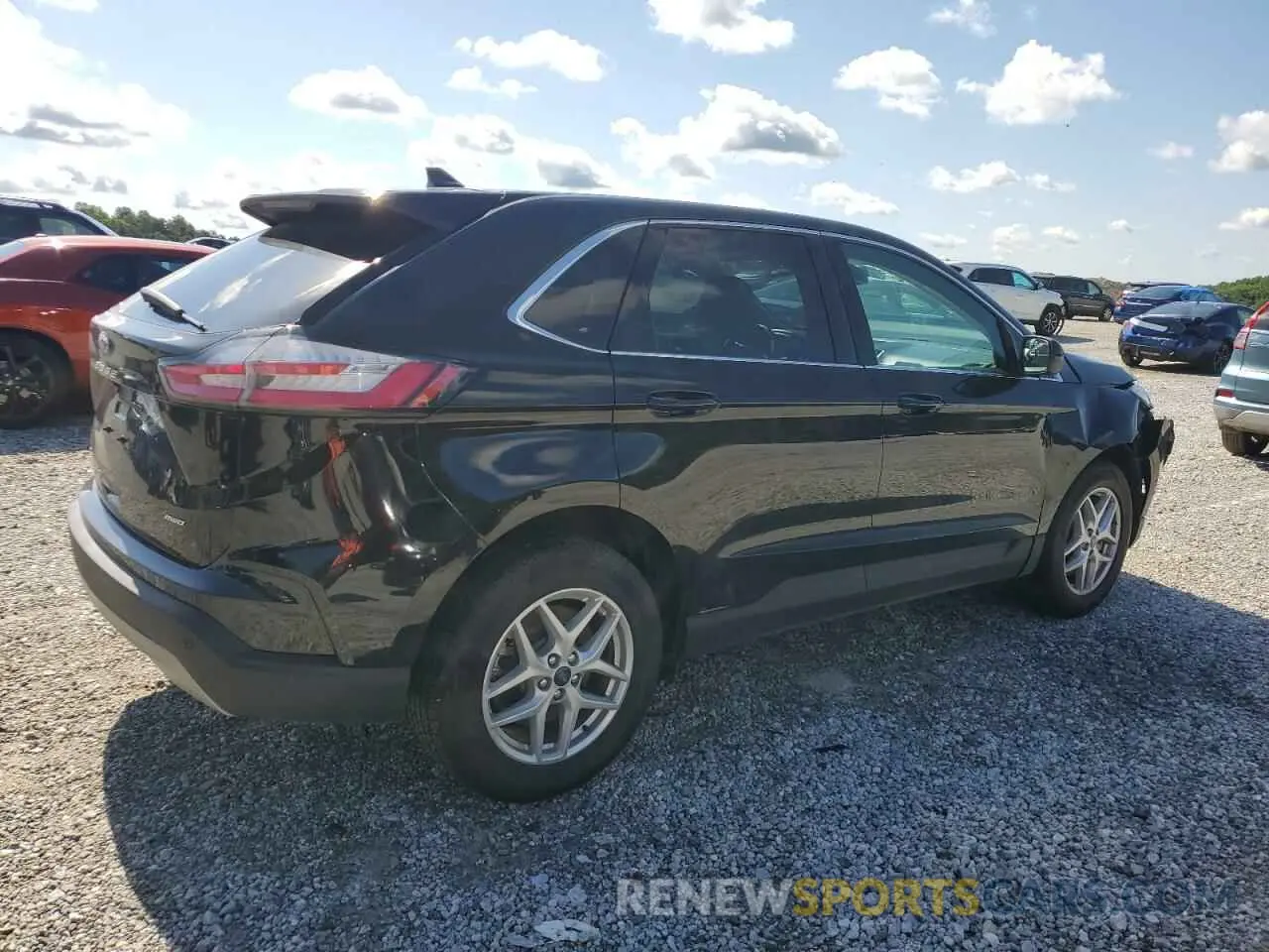 3 Photograph of a damaged car 2FMPK4J90NBA32560 FORD EDGE 2022