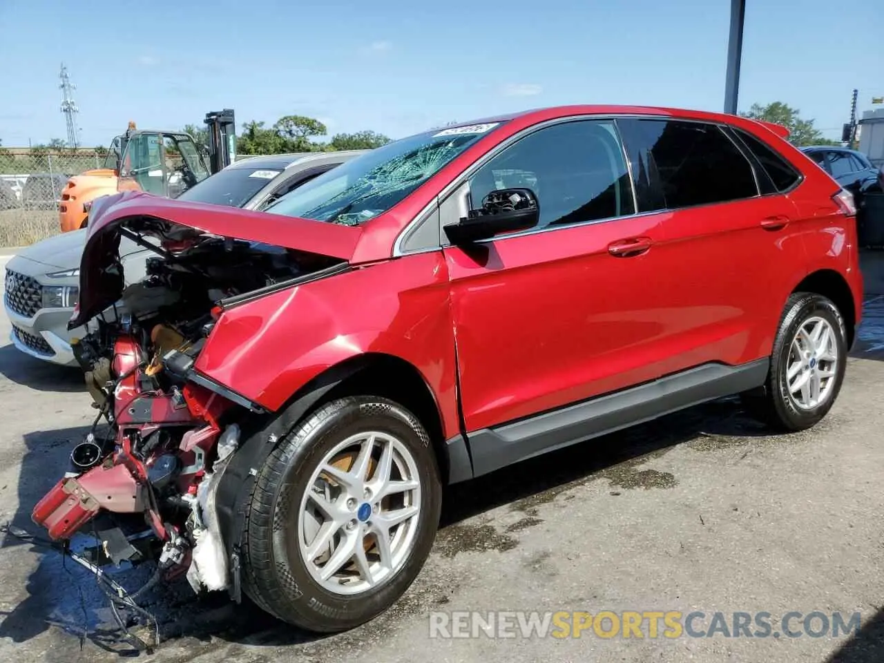 1 Photograph of a damaged car 2FMPK4J90NBB06236 FORD EDGE 2022