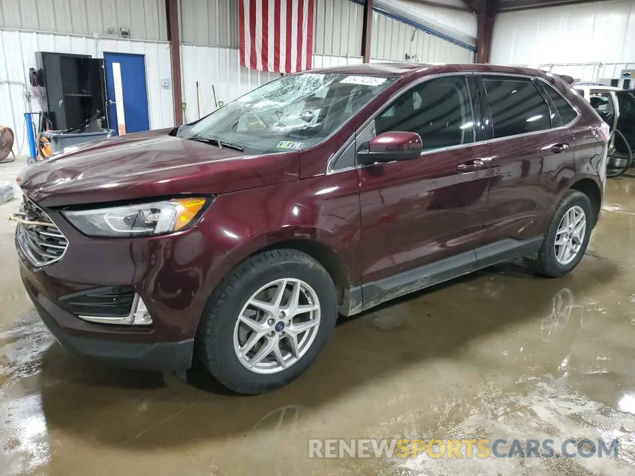 1 Photograph of a damaged car 2FMPK4J93NBA04381 FORD EDGE 2022