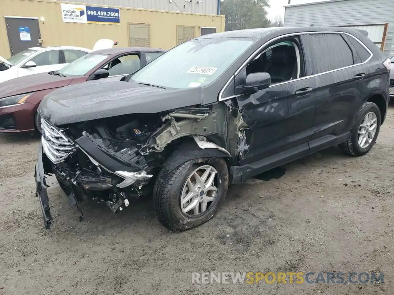 1 Photograph of a damaged car 2FMPK4J93NBA56027 FORD EDGE 2022