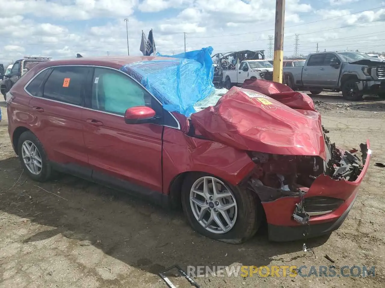 4 Photograph of a damaged car 2FMPK4J93NBA81462 FORD EDGE 2022