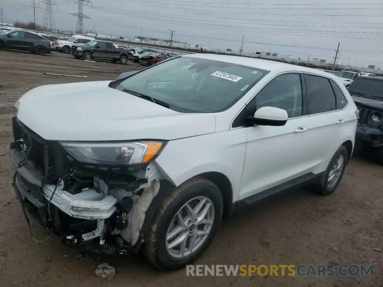1 Photograph of a damaged car 2FMPK4J94NBA91840 FORD EDGE 2022