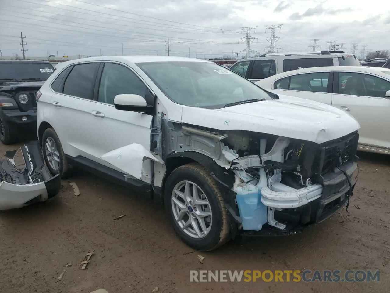 4 Photograph of a damaged car 2FMPK4J94NBA91840 FORD EDGE 2022