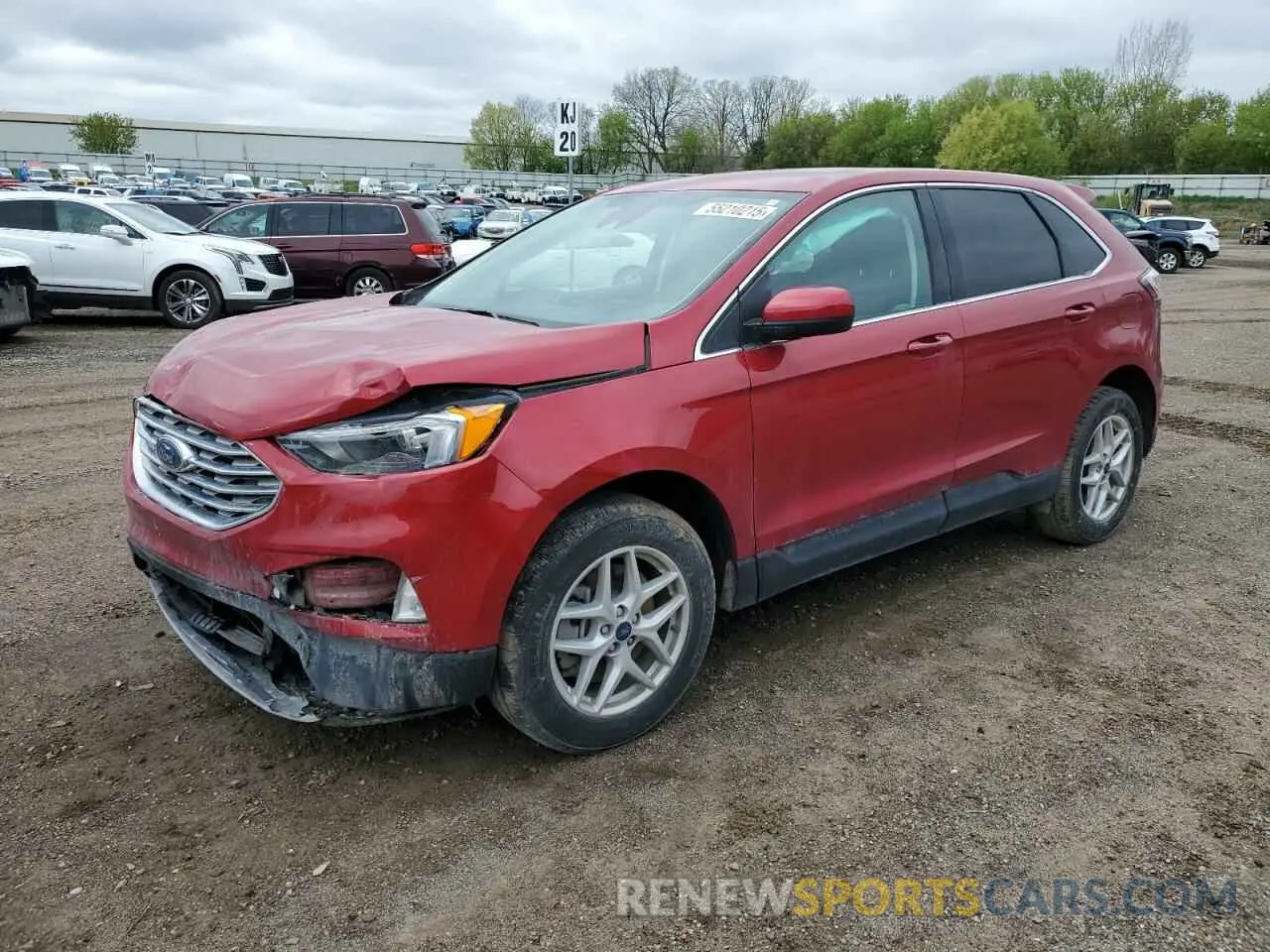 1 Photograph of a damaged car 2FMPK4J94NBB13089 FORD EDGE 2022
