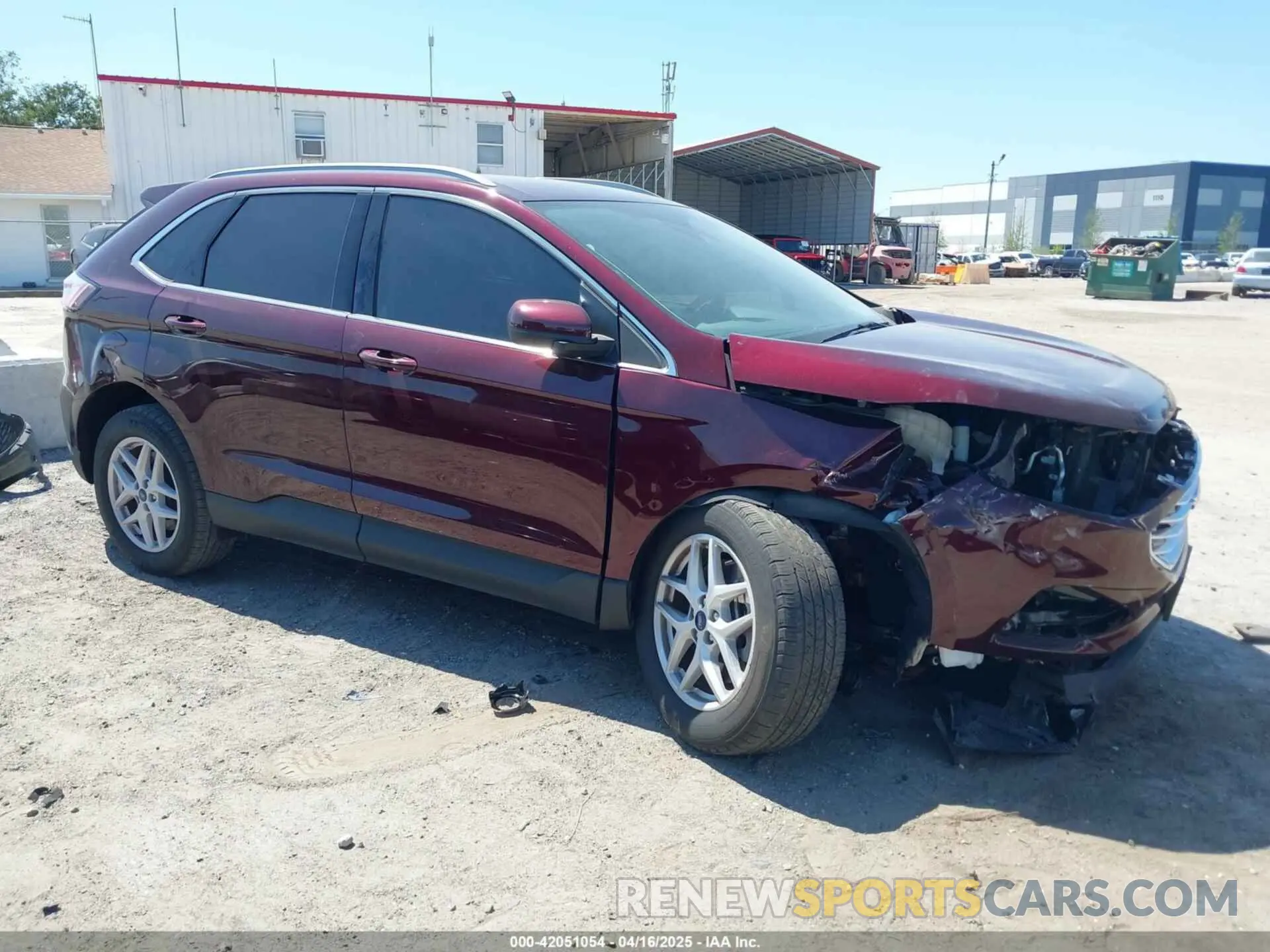 1 Photograph of a damaged car 2FMPK4J95NBA11199 FORD EDGE 2022