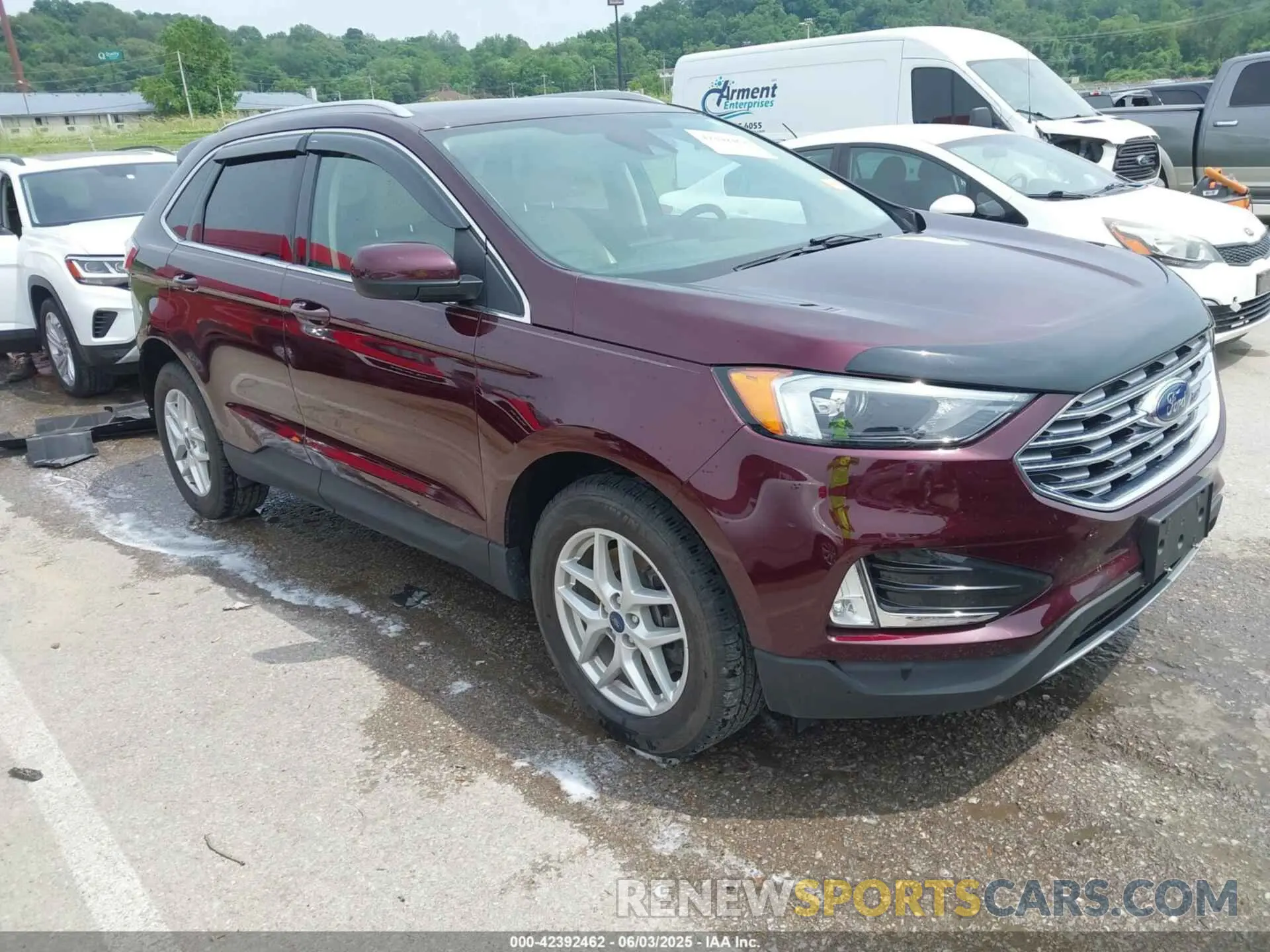 1 Photograph of a damaged car 2FMPK4J95NBA66008 FORD EDGE 2022