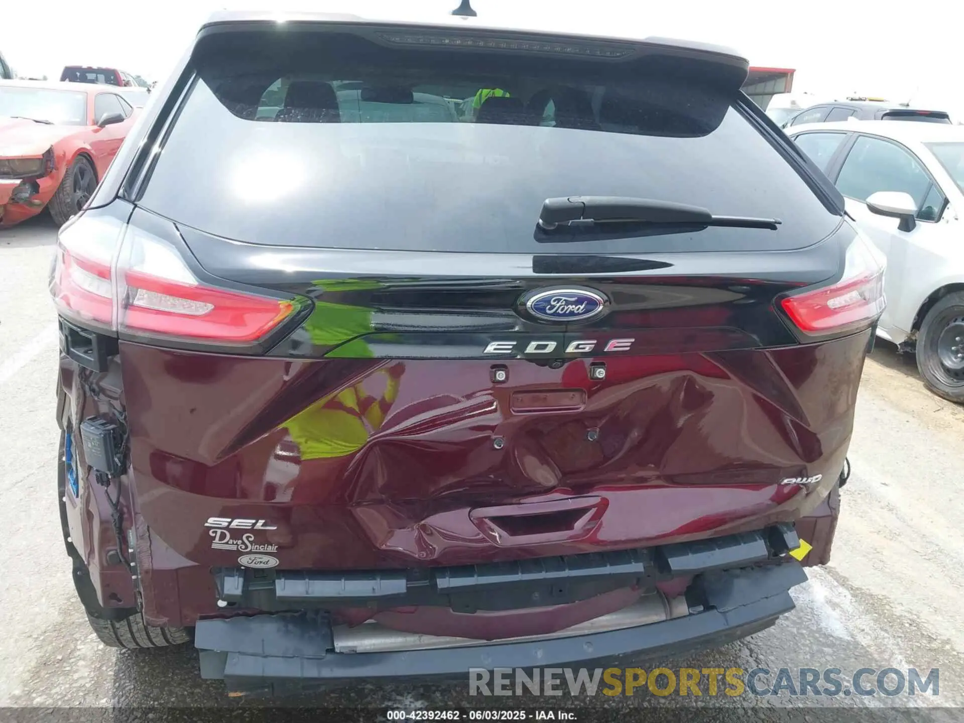 6 Photograph of a damaged car 2FMPK4J95NBA66008 FORD EDGE 2022