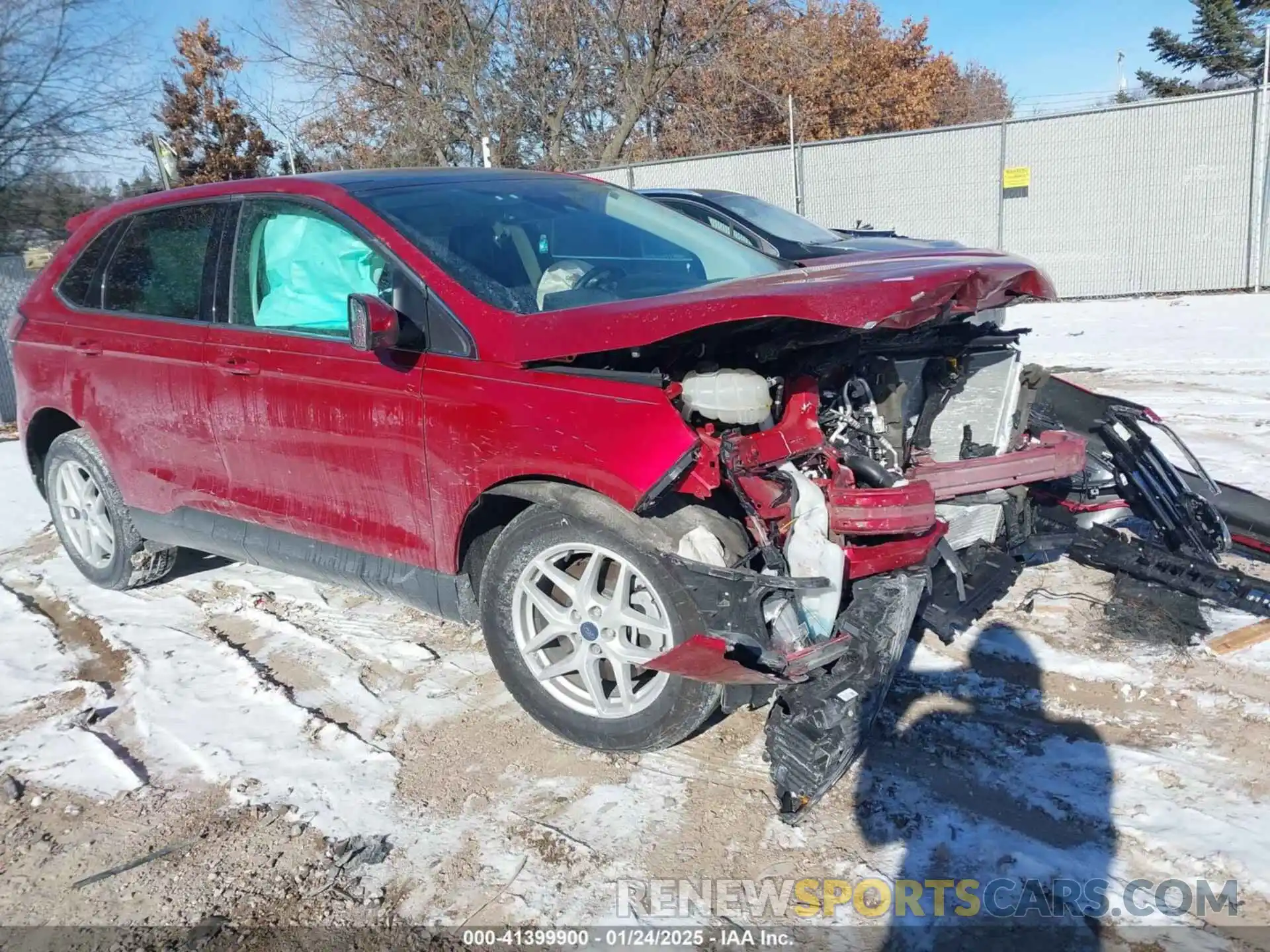 1 Photograph of a damaged car 2FMPK4J95NBB14137 FORD EDGE 2022