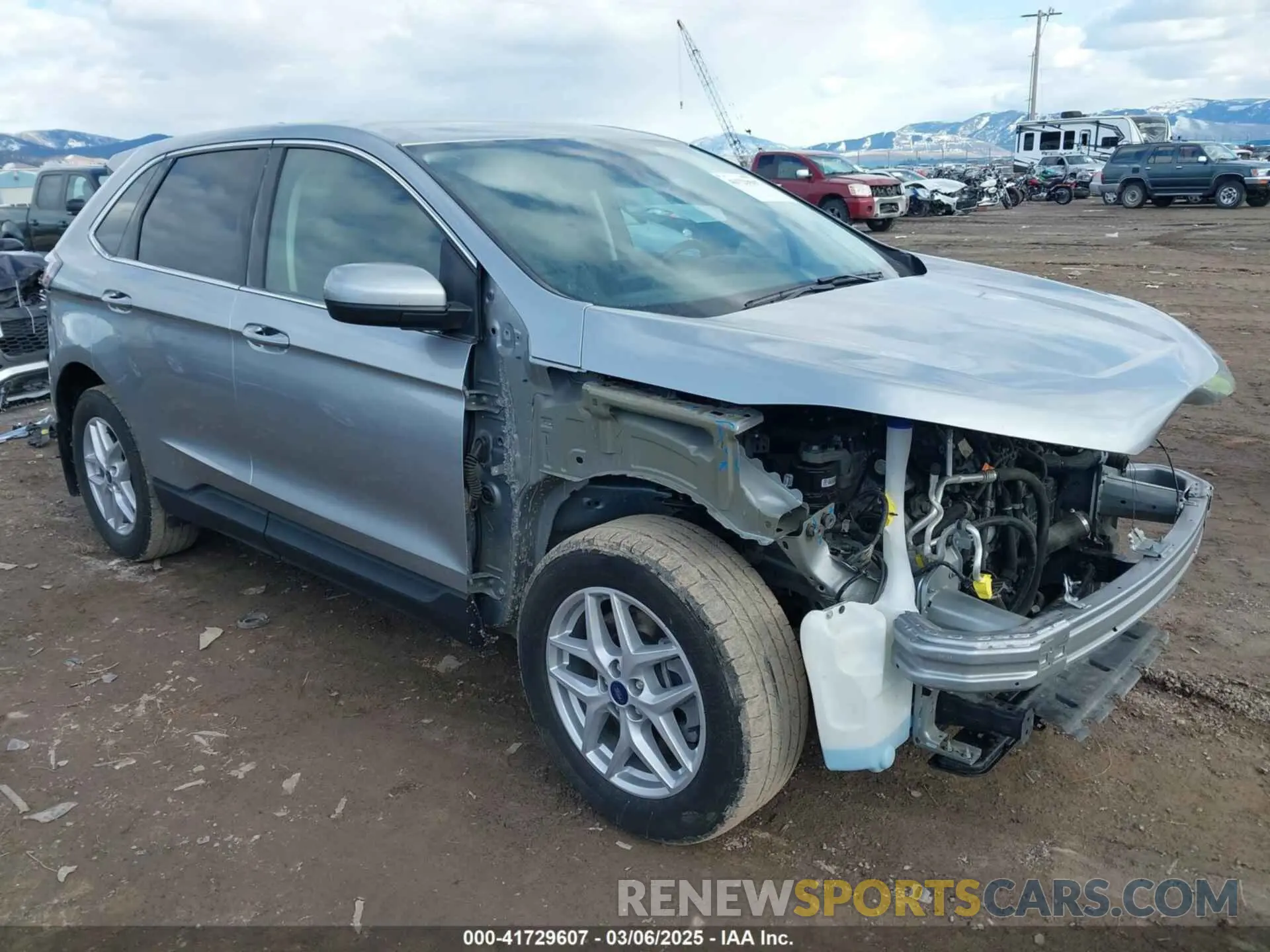 1 Photograph of a damaged car 2FMPK4J96NBA91094 FORD EDGE 2022