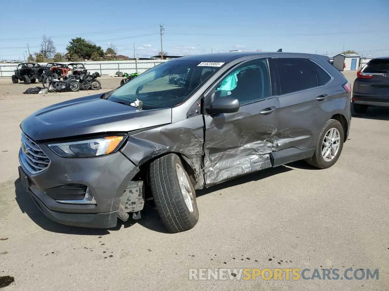 1 Photograph of a damaged car 2FMPK4J97NBA53647 FORD EDGE 2022