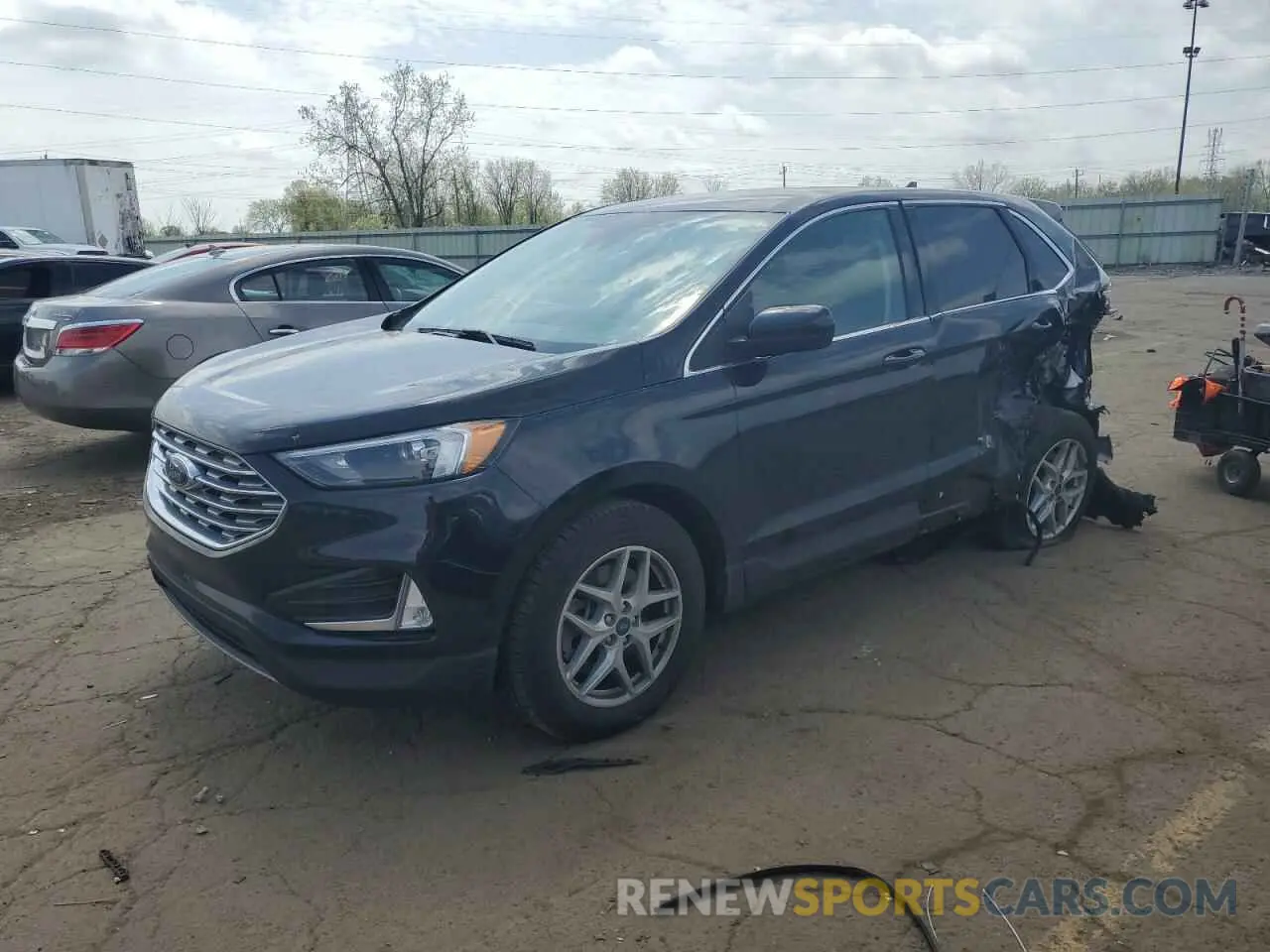 1 Photograph of a damaged car 2FMPK4J97NBA83621 FORD EDGE 2022