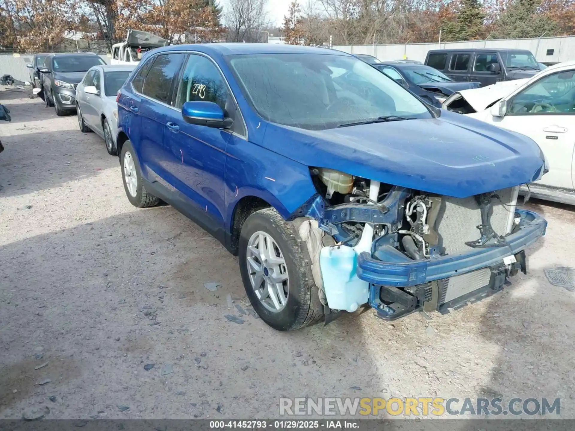 1 Photograph of a damaged car 2FMPK4J98NBA53673 FORD EDGE 2022