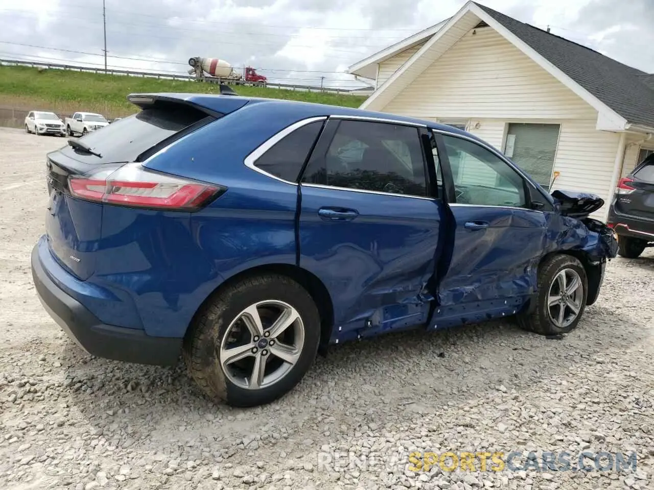 3 Photograph of a damaged car 2FMPK4J98NBB13788 FORD EDGE 2022