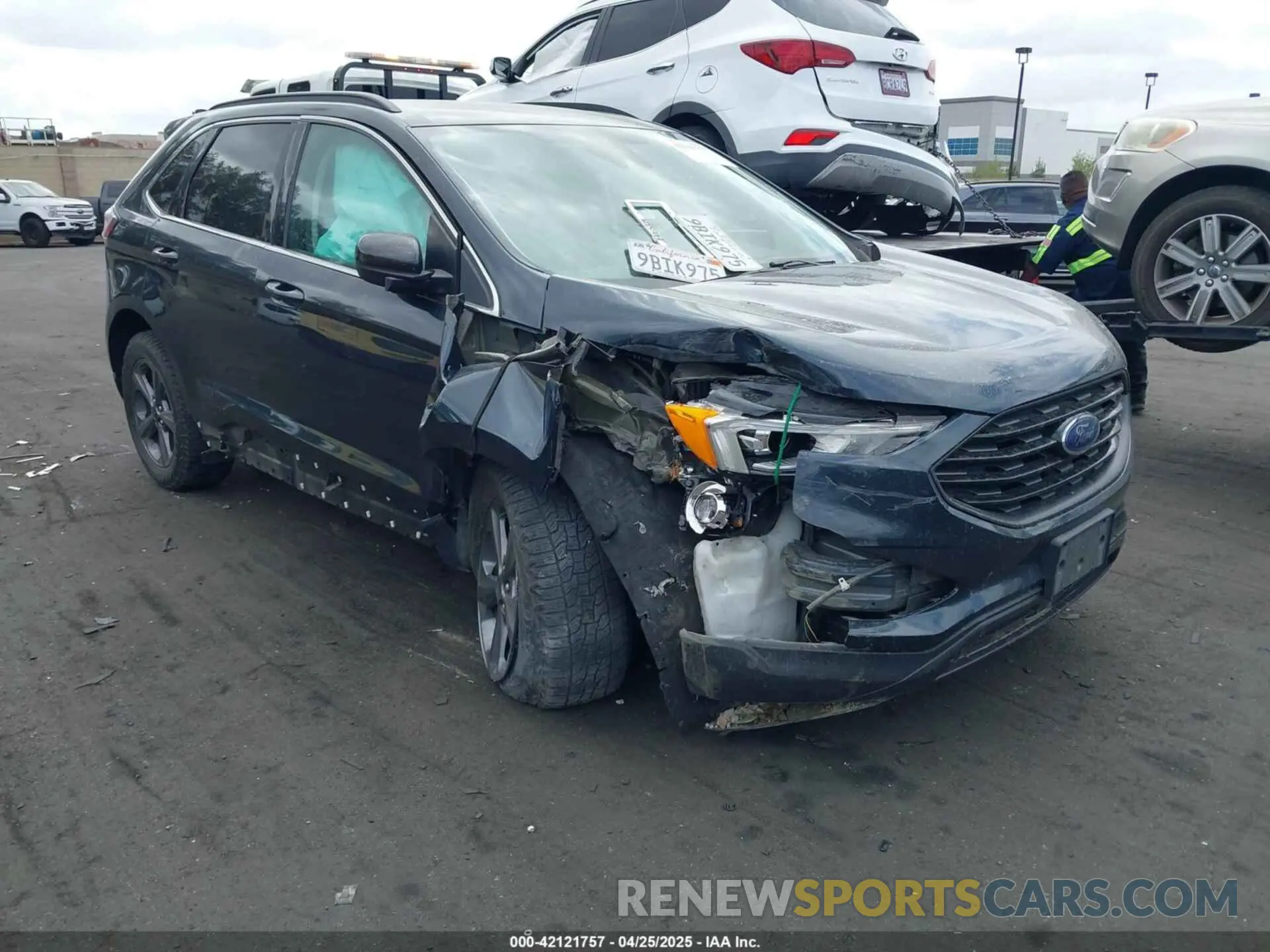 1 Photograph of a damaged car 2FMPK4J9XNBA02739 FORD EDGE 2022