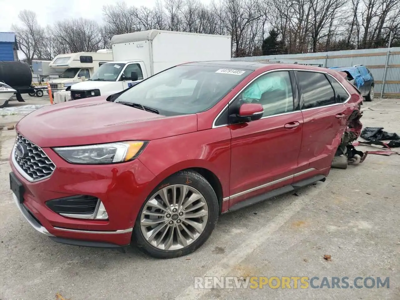 1 Photograph of a damaged car 2FMPK4K90NBA25266 FORD EDGE 2022