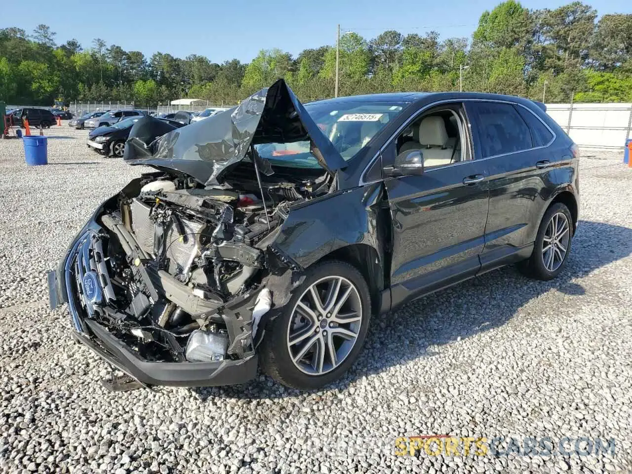 1 Photograph of a damaged car 2FMPK4K95NBB14640 FORD EDGE 2022