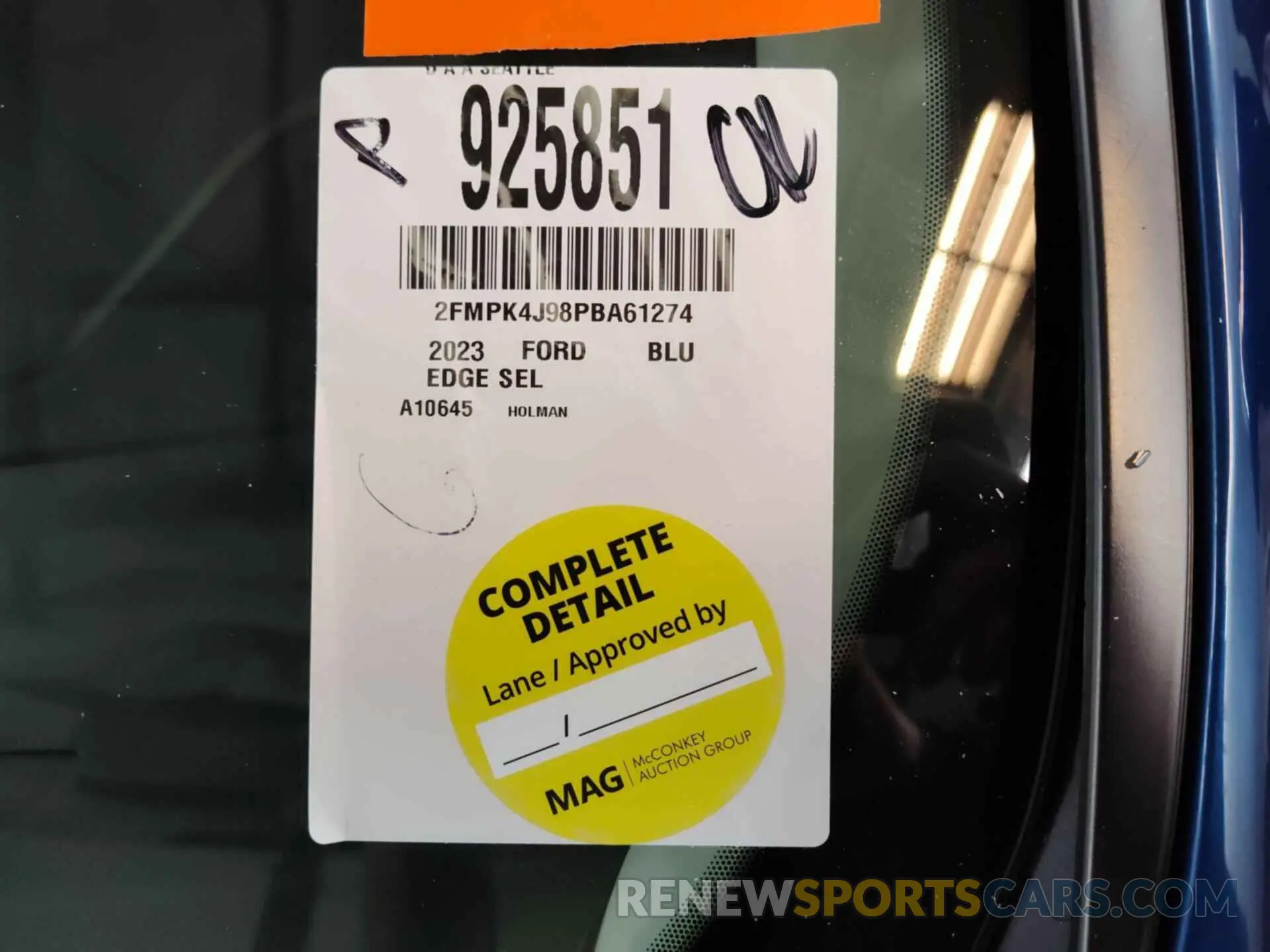 23 Photograph of a damaged car 2FMPK4J98PBA61274 FORD EDGE 2023
