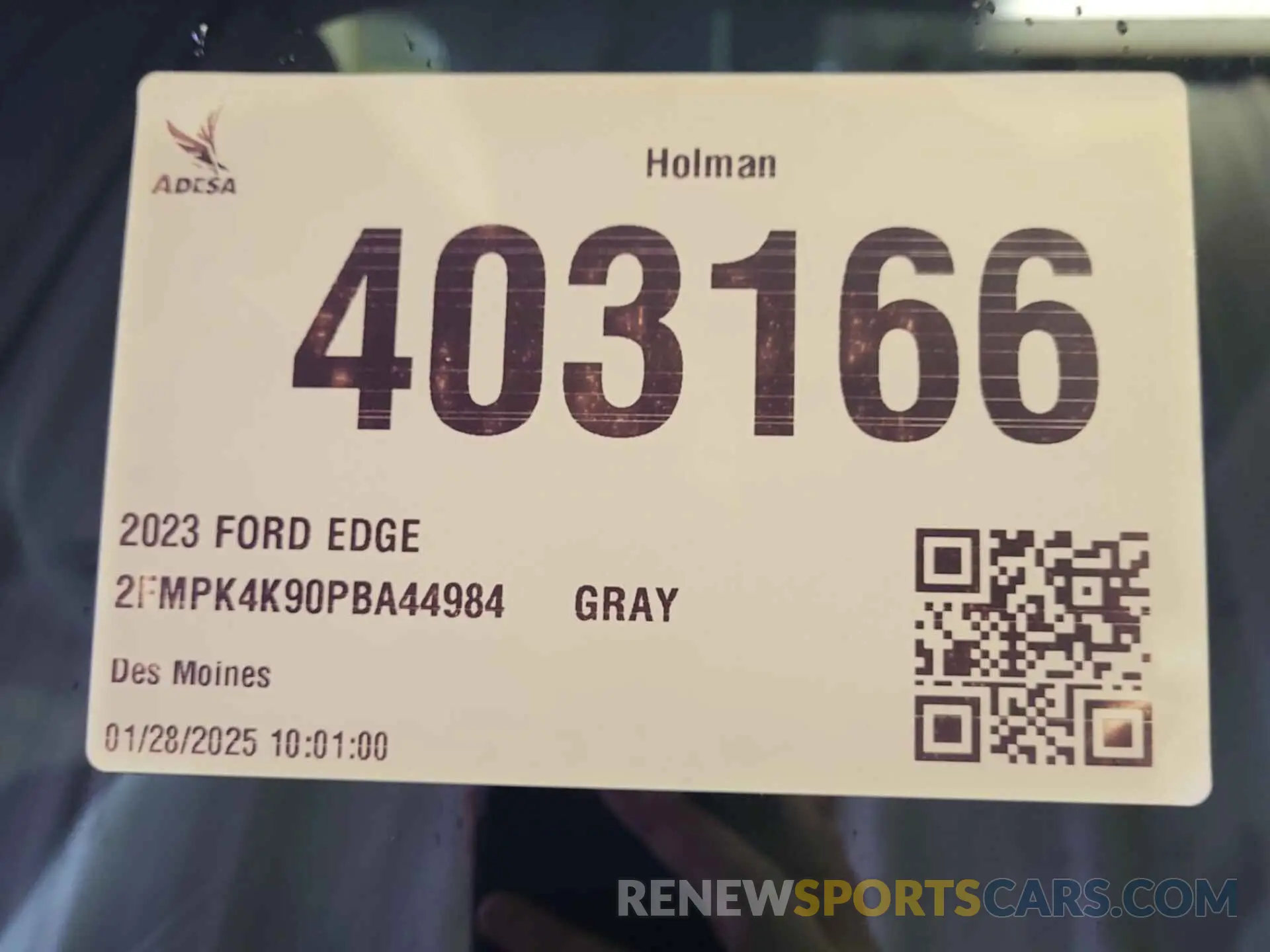 9 Photograph of a damaged car 2FMPK4K90PBA44984 FORD EDGE 2023