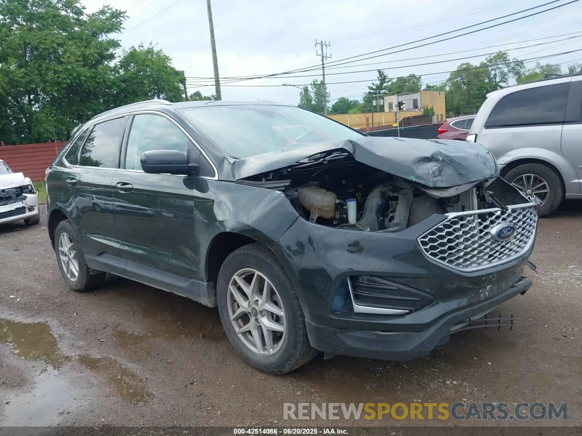 1 Photograph of a damaged car 2FMPK4J94RBA27786 FORD EDGE 2024