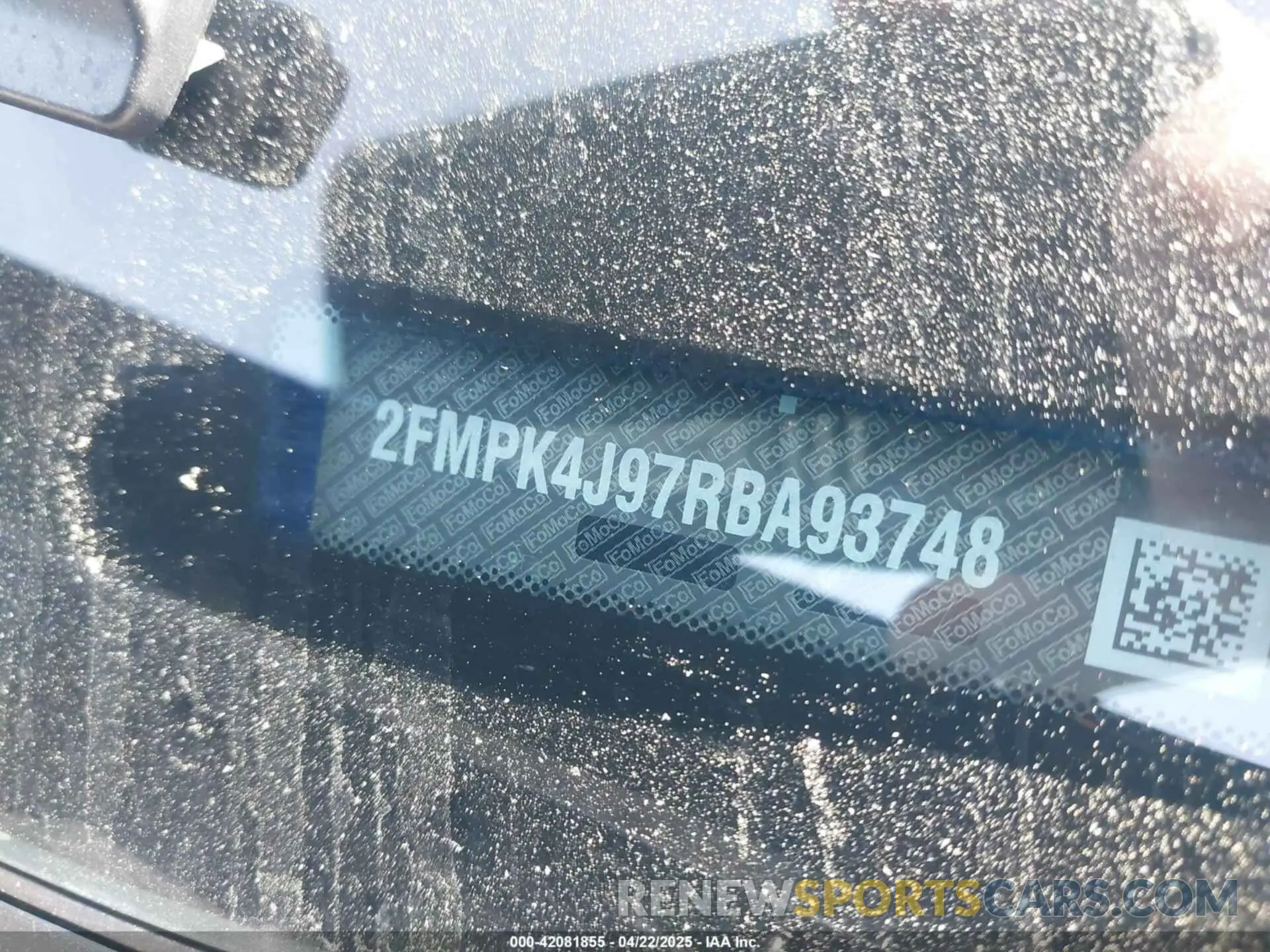 9 Photograph of a damaged car 2FMPK4J97RBA93748 FORD EDGE 2024
