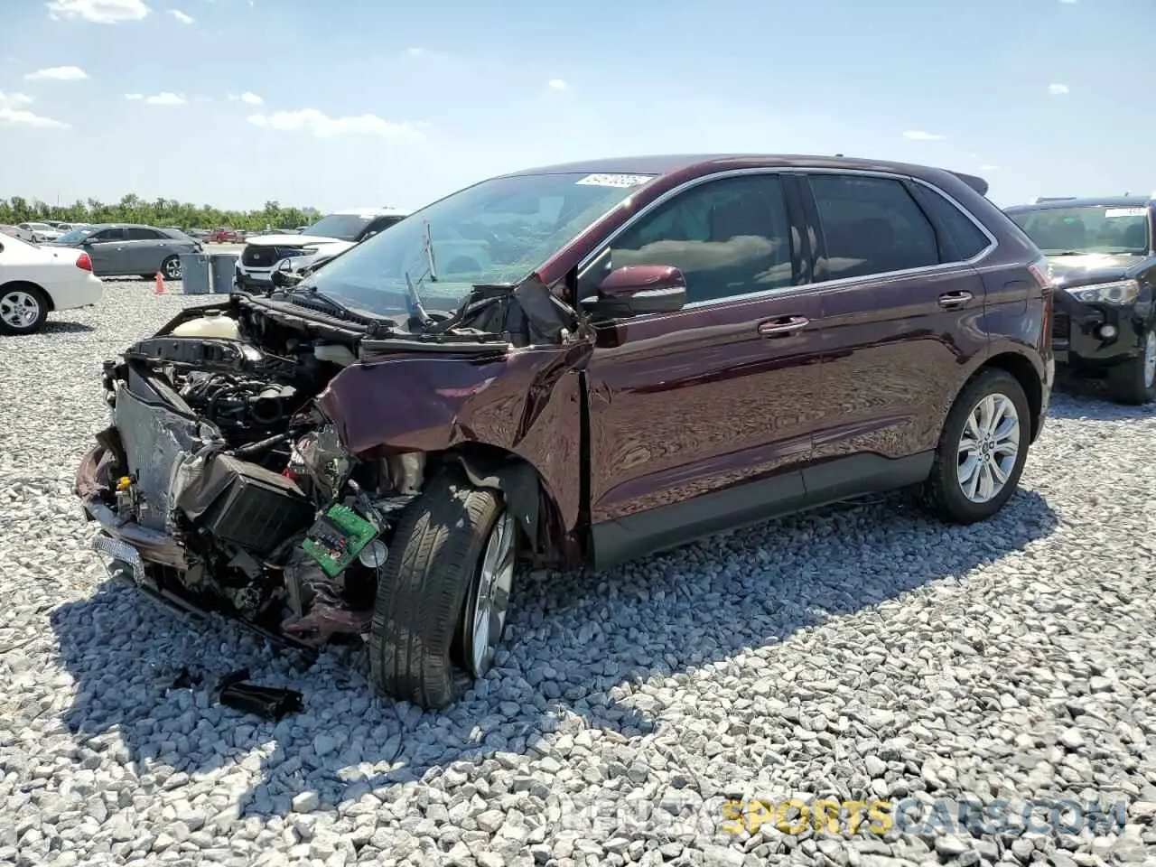 1 Photograph of a damaged car 2FMPK4K9XRBA75680 FORD EDGE 2024