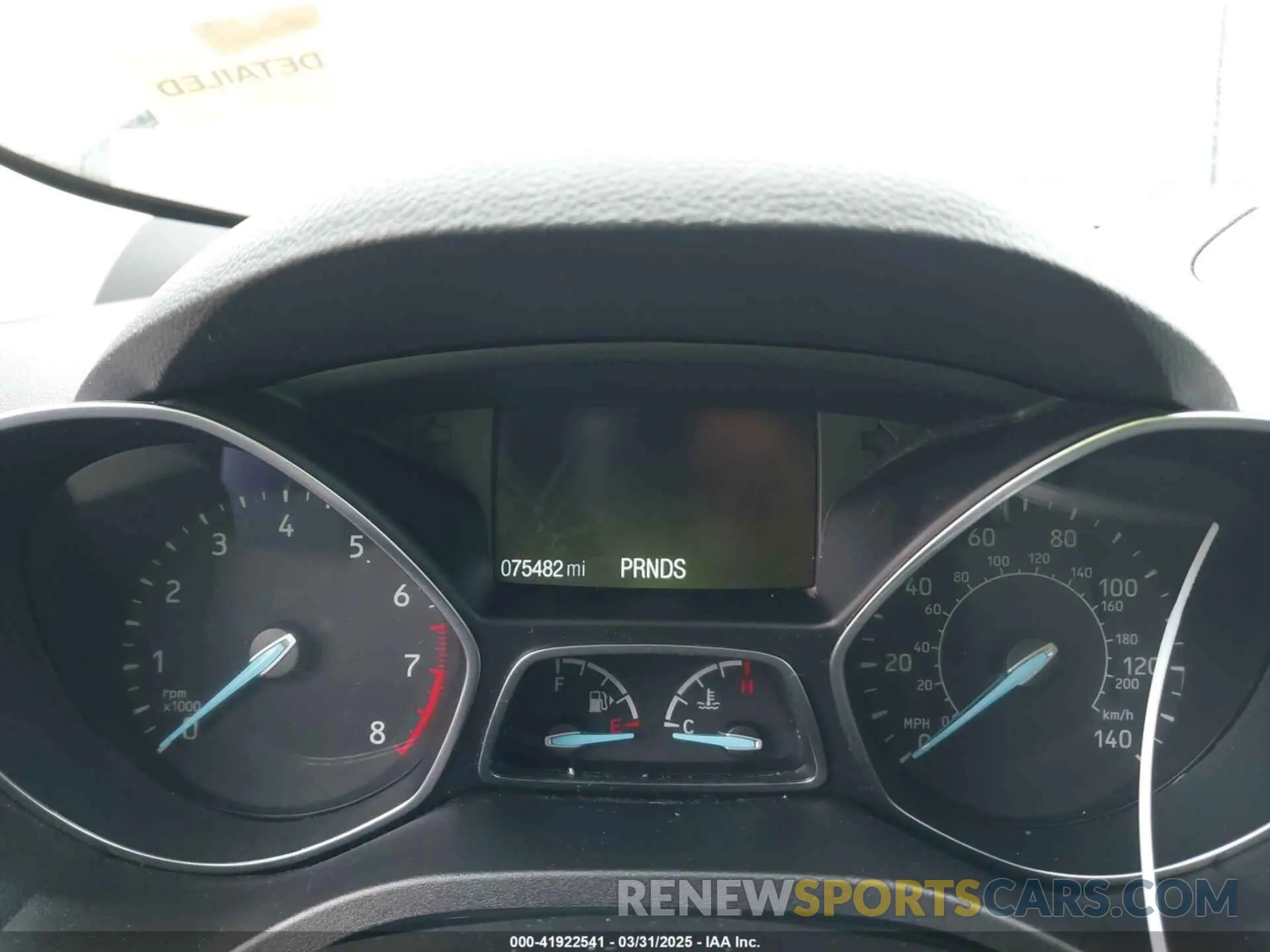 7 Photograph of a damaged car 1FMCU0F71KUA12994 FORD ESCAPE 2019