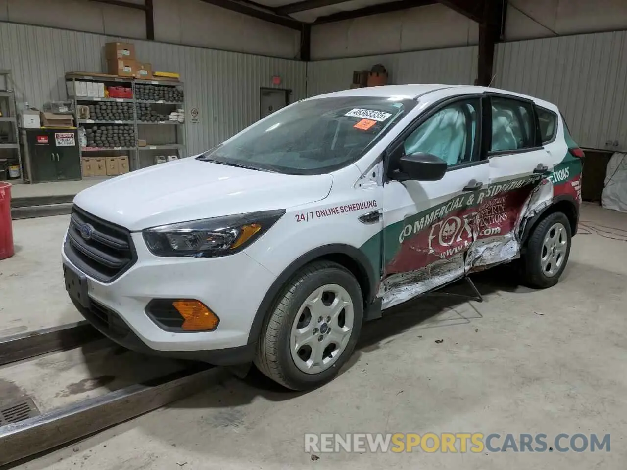 1 Photograph of a damaged car 1FMCU0F74KUA91366 FORD ESCAPE 2019