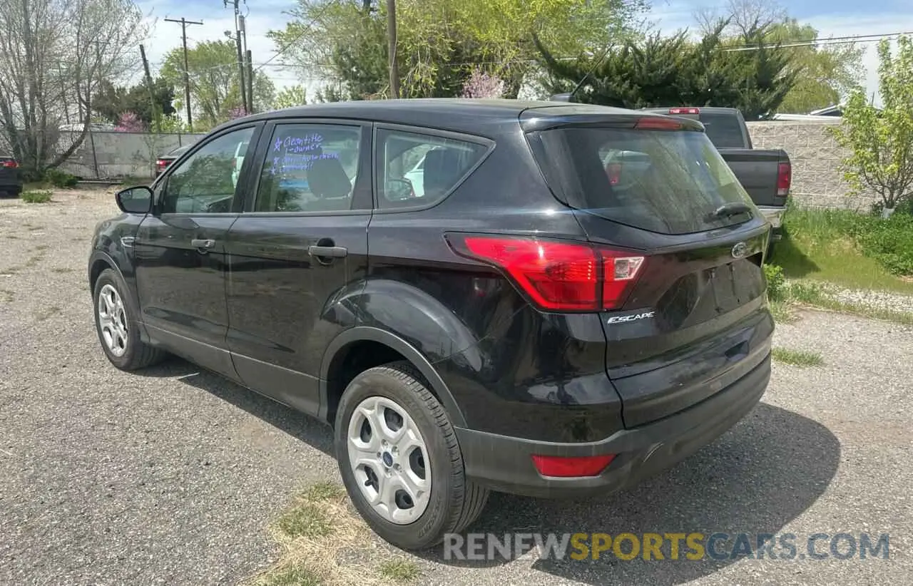 3 Photograph of a damaged car 1FMCU0F75KUB36492 FORD ESCAPE 2019