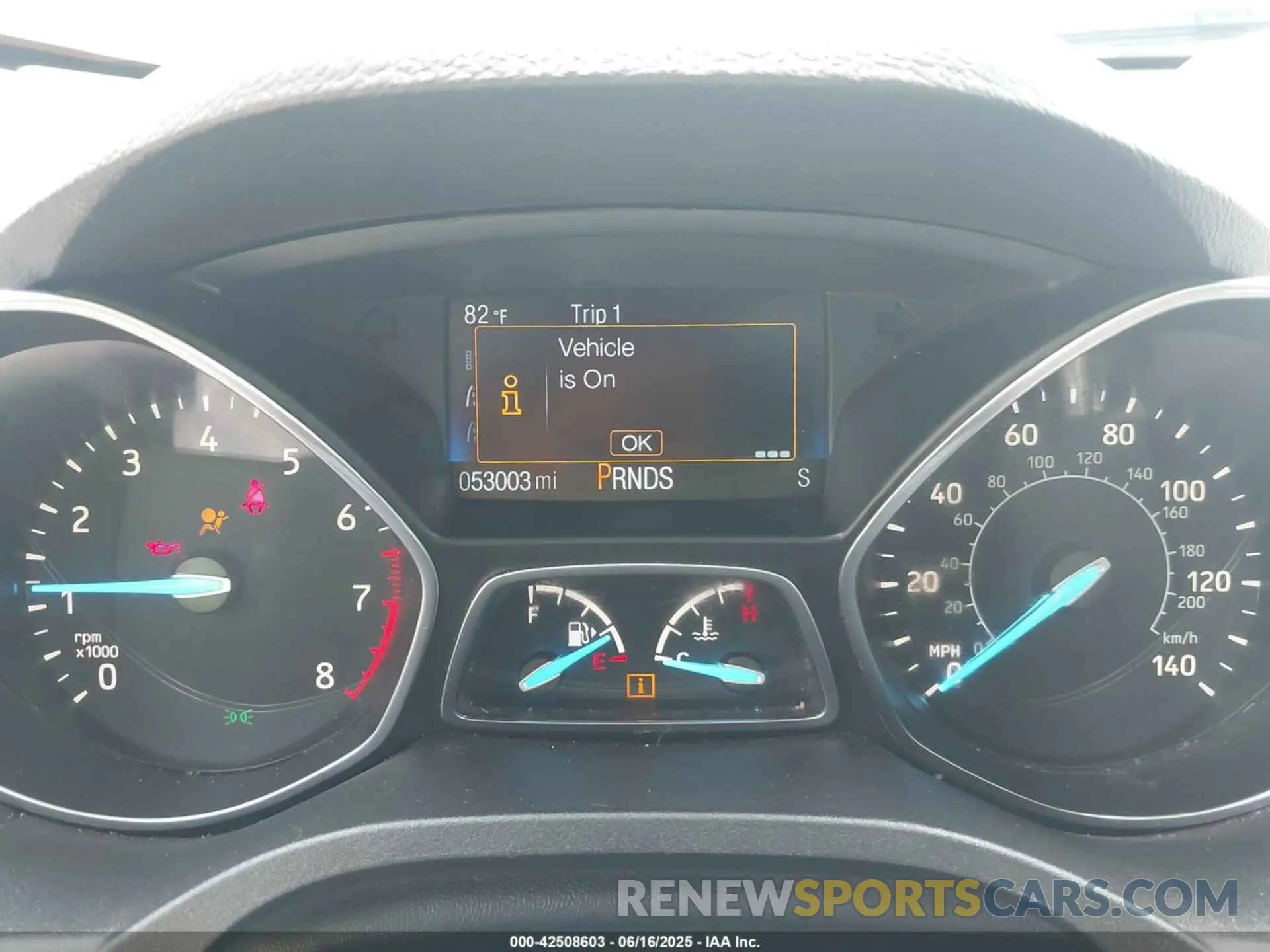 7 Photograph of a damaged car 1FMCU0F76KUB60154 FORD ESCAPE 2019