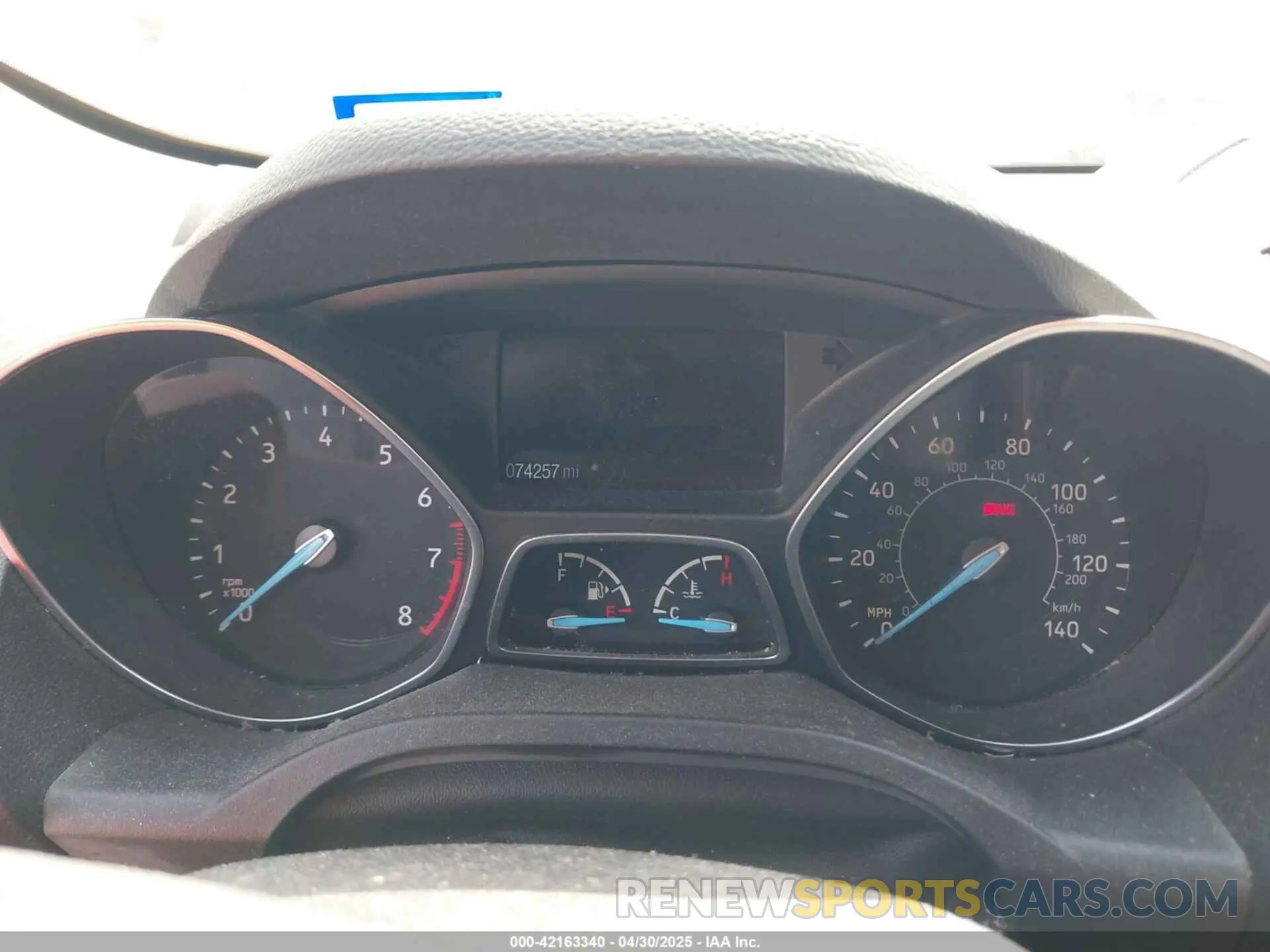 7 Photograph of a damaged car 1FMCU0F77KUB57411 FORD ESCAPE 2019